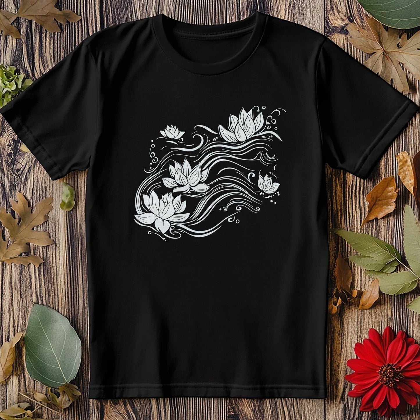 Lotus Flowers T-Shirt - Blooming with