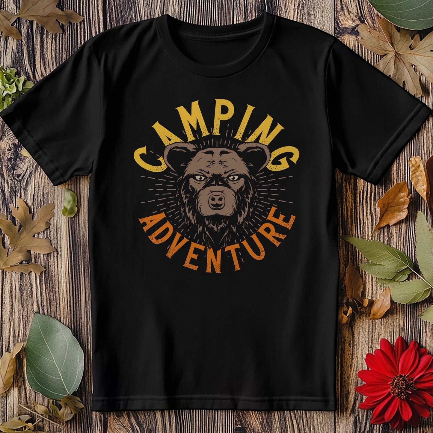 Bear Camping Adventure t-shirt