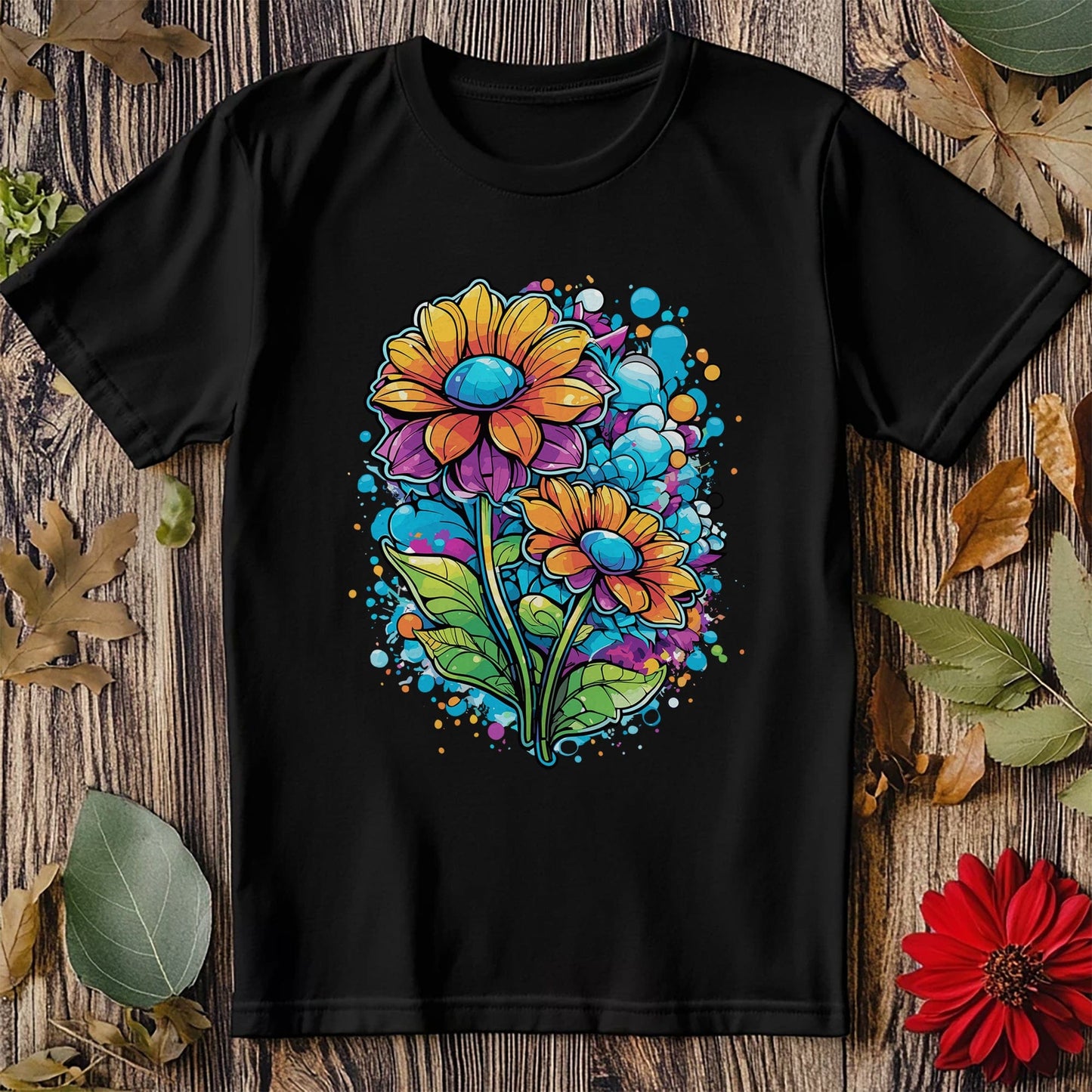 Flower91 T-Shirt - Blooming with