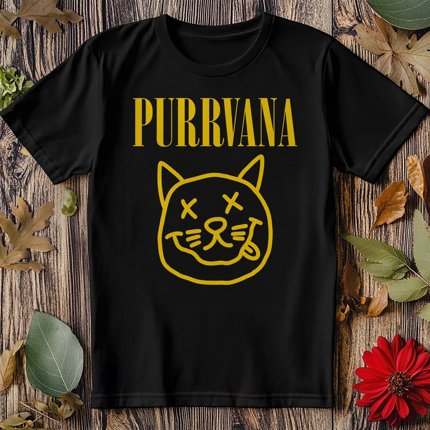 Purrvana Cat T-shirt - Pawsitively