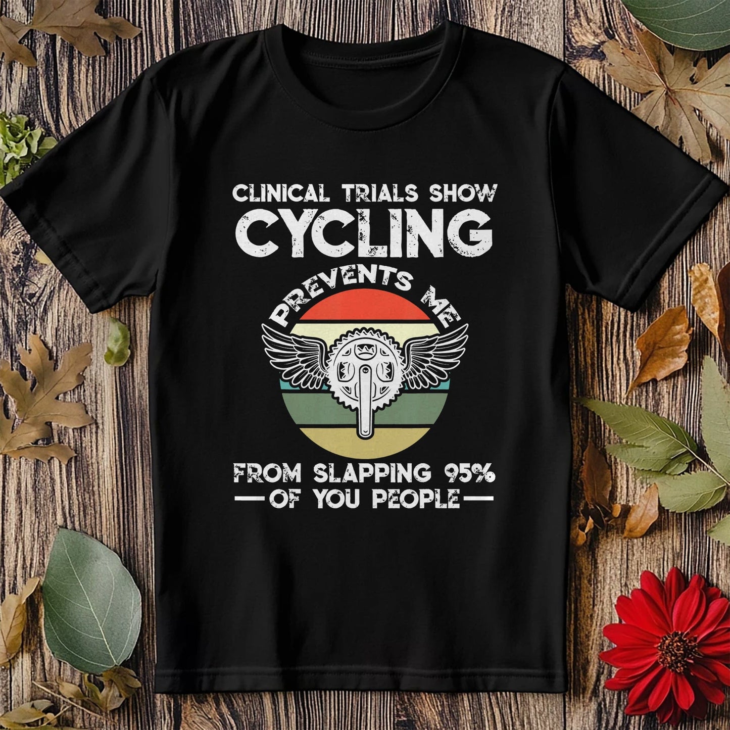 Cycling (282) T-Shirt - Hilarious