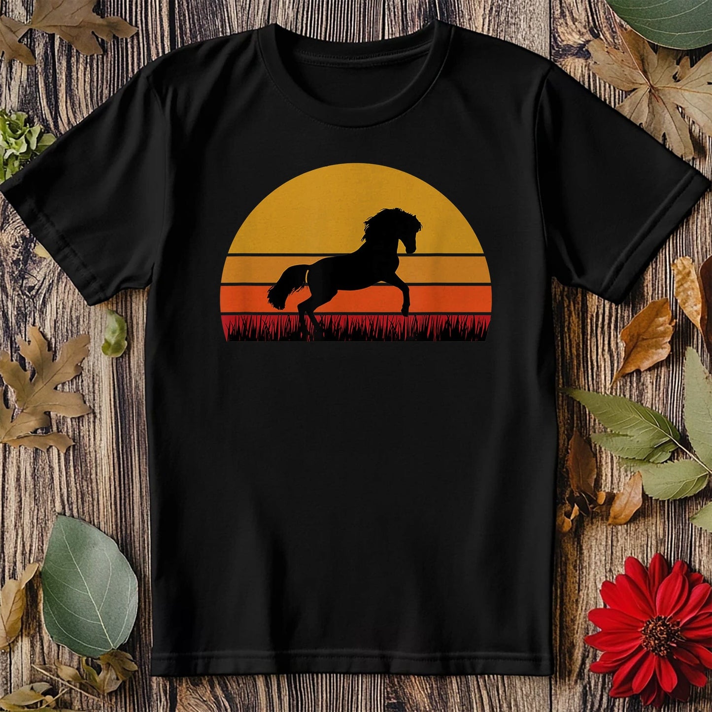 Horse Equine Sunset T-shirt