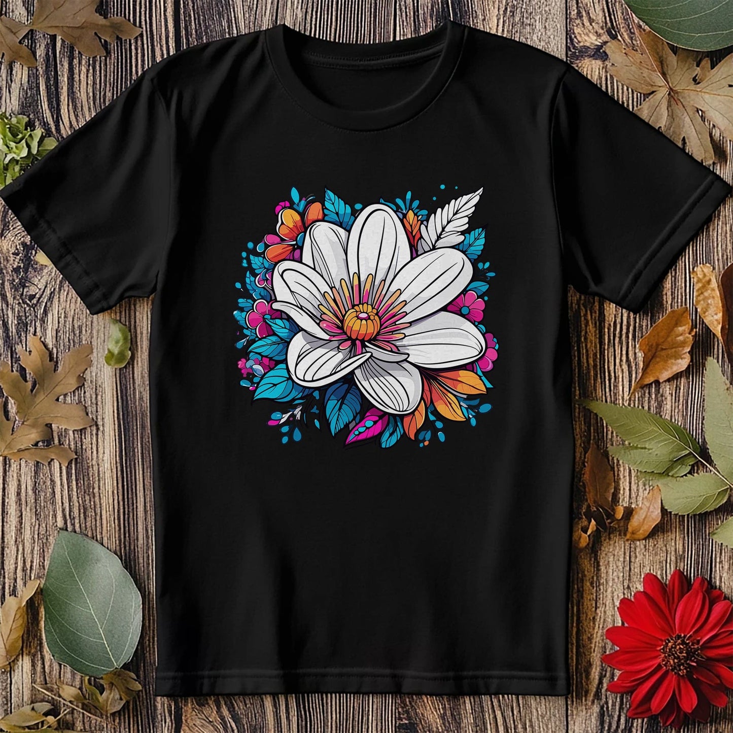 Flower61 T-Shirt - Blooming with