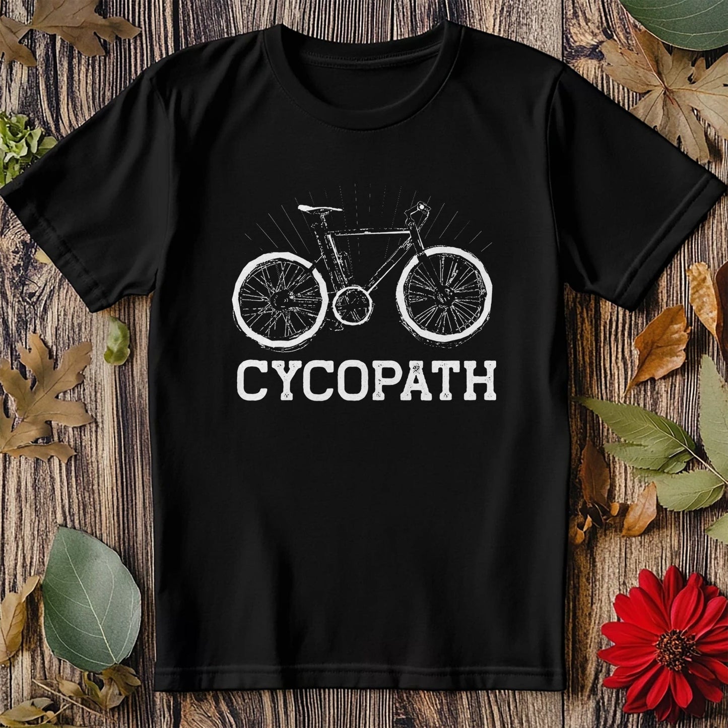 Cycling (244) T-Shirt - Pedal Power