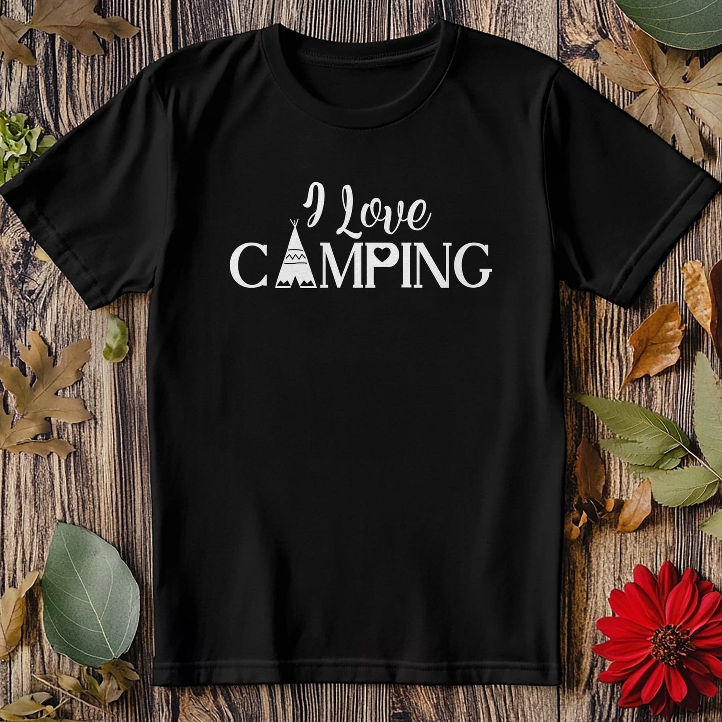 I Love Camping T-Shirt - Funny and