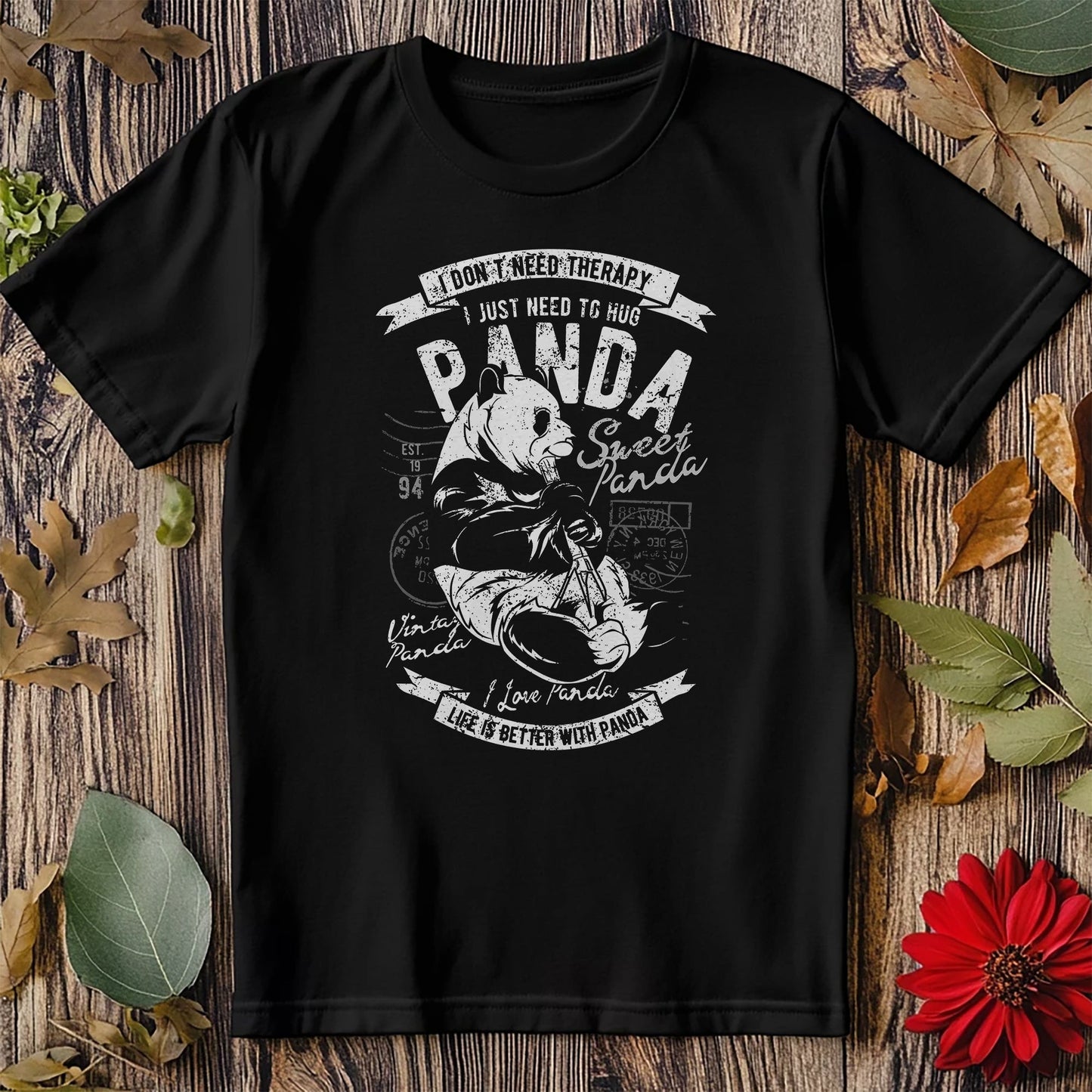 Panda Therapy Hug T-shirt - Cuddle