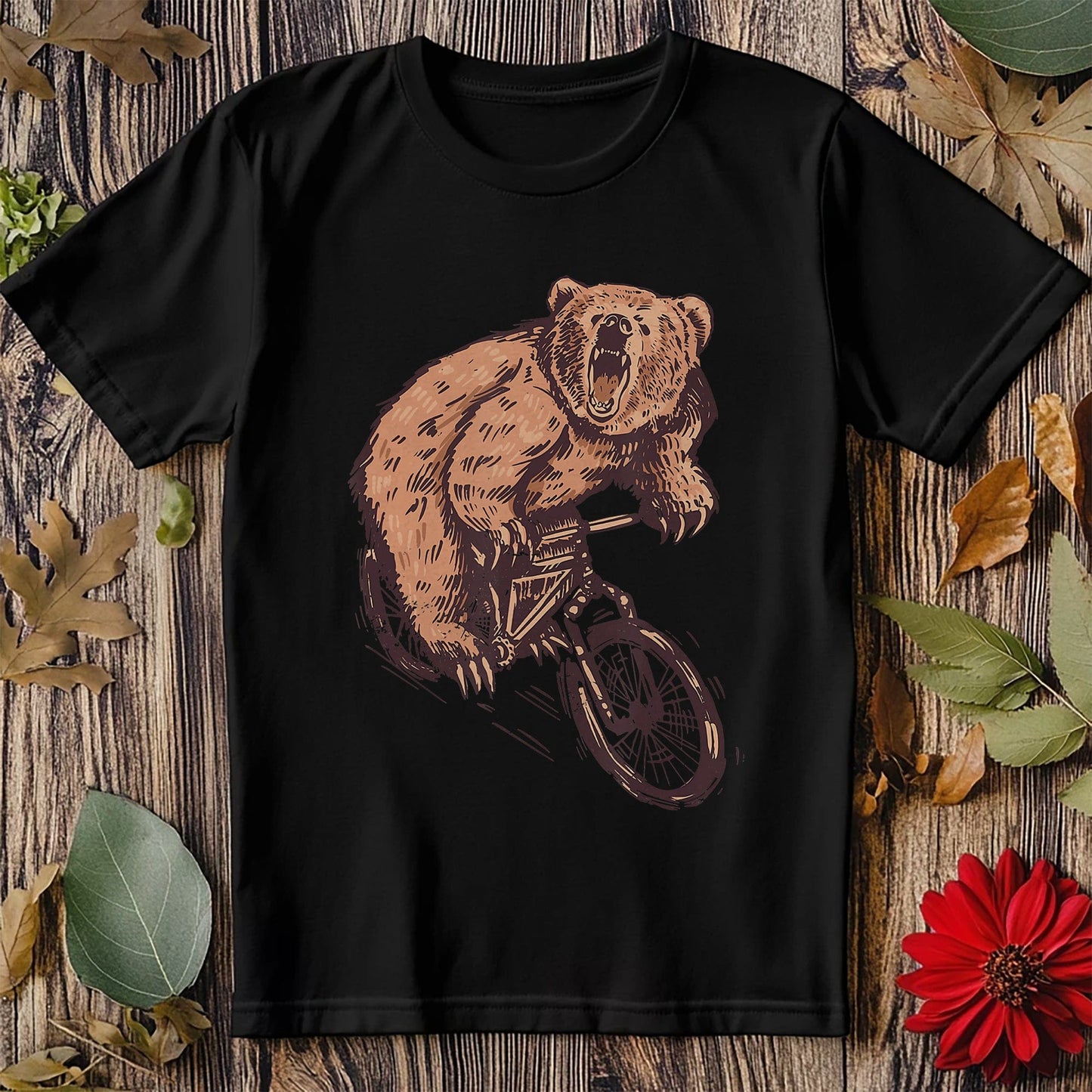 Bear-y Funny Cycling T-Shirt