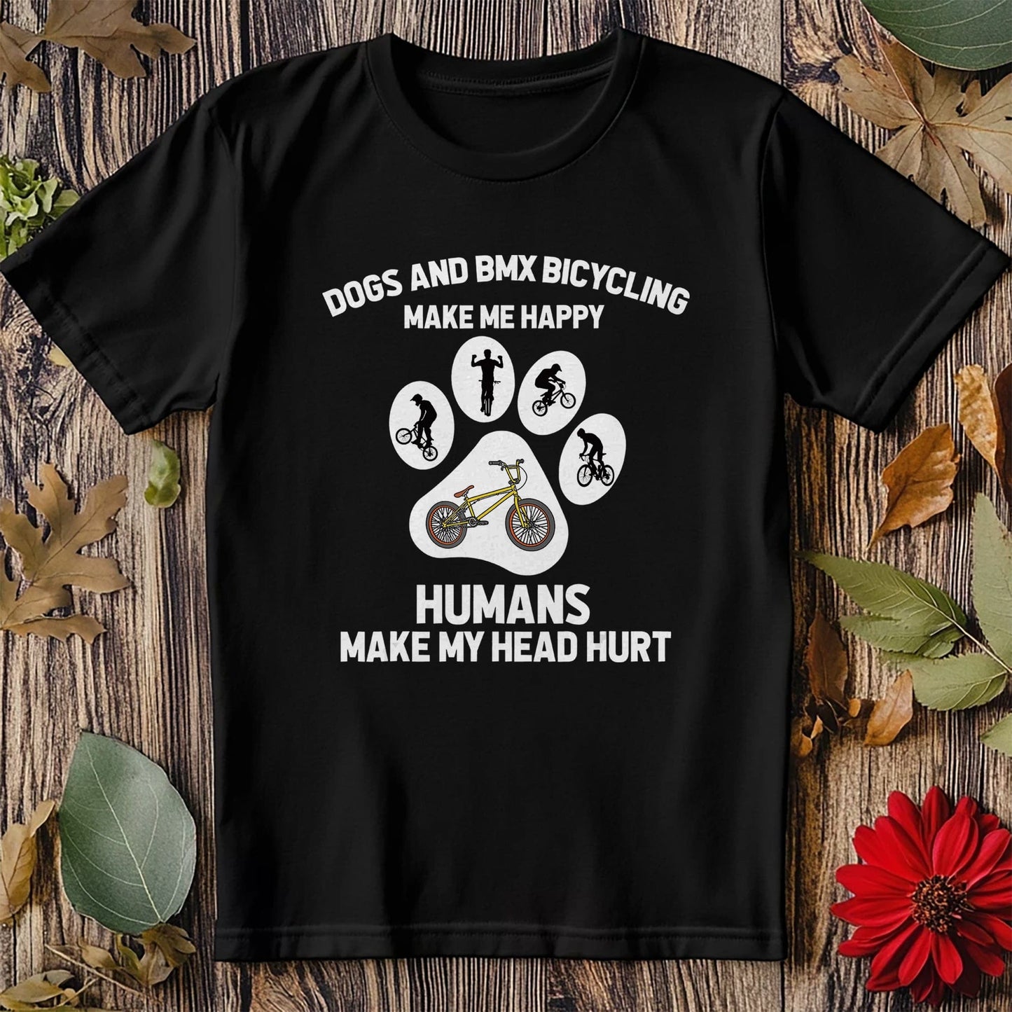 Cycling (254) T-shirt - Doggos &