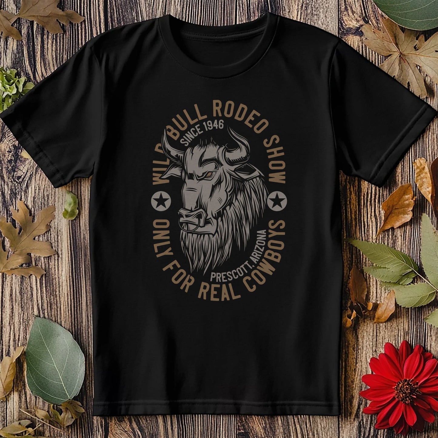 Wild Bull Rodeo T-Shirt - Yeehaw &