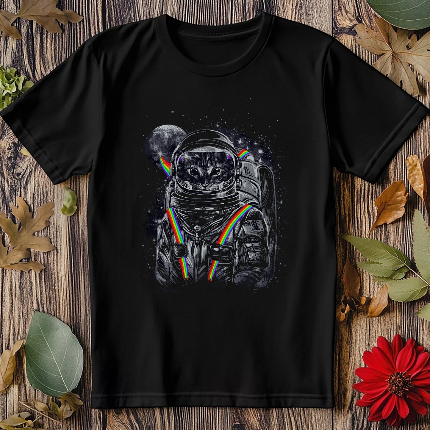 Space Cat T-Shirt - Purr-fectly