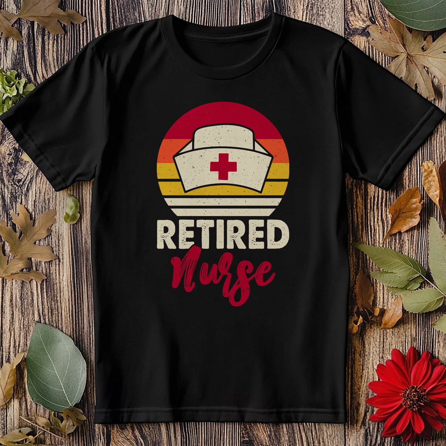 Retired Nurse Sunset T-Shirt