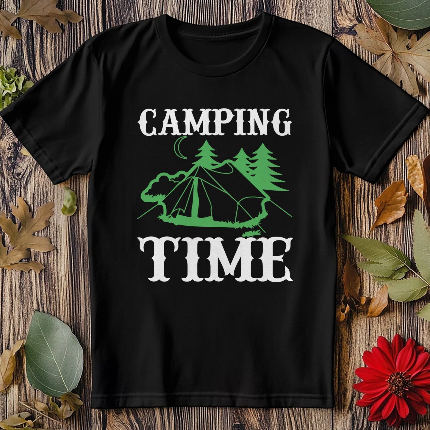 Camping Time = 3-01 T-Shirt ‚Äì Funny