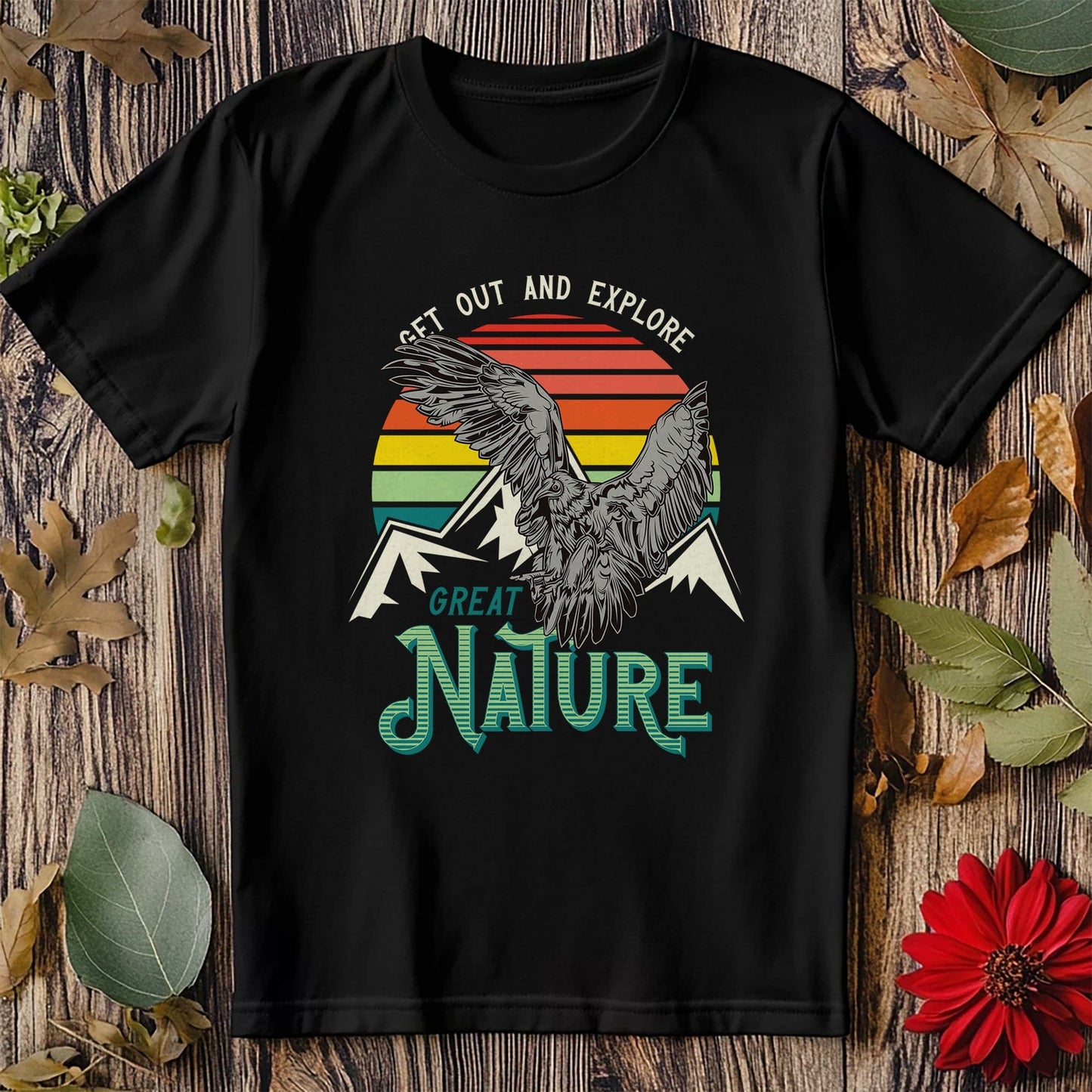Outdoor_5 Eagle T-shirt - Soaring