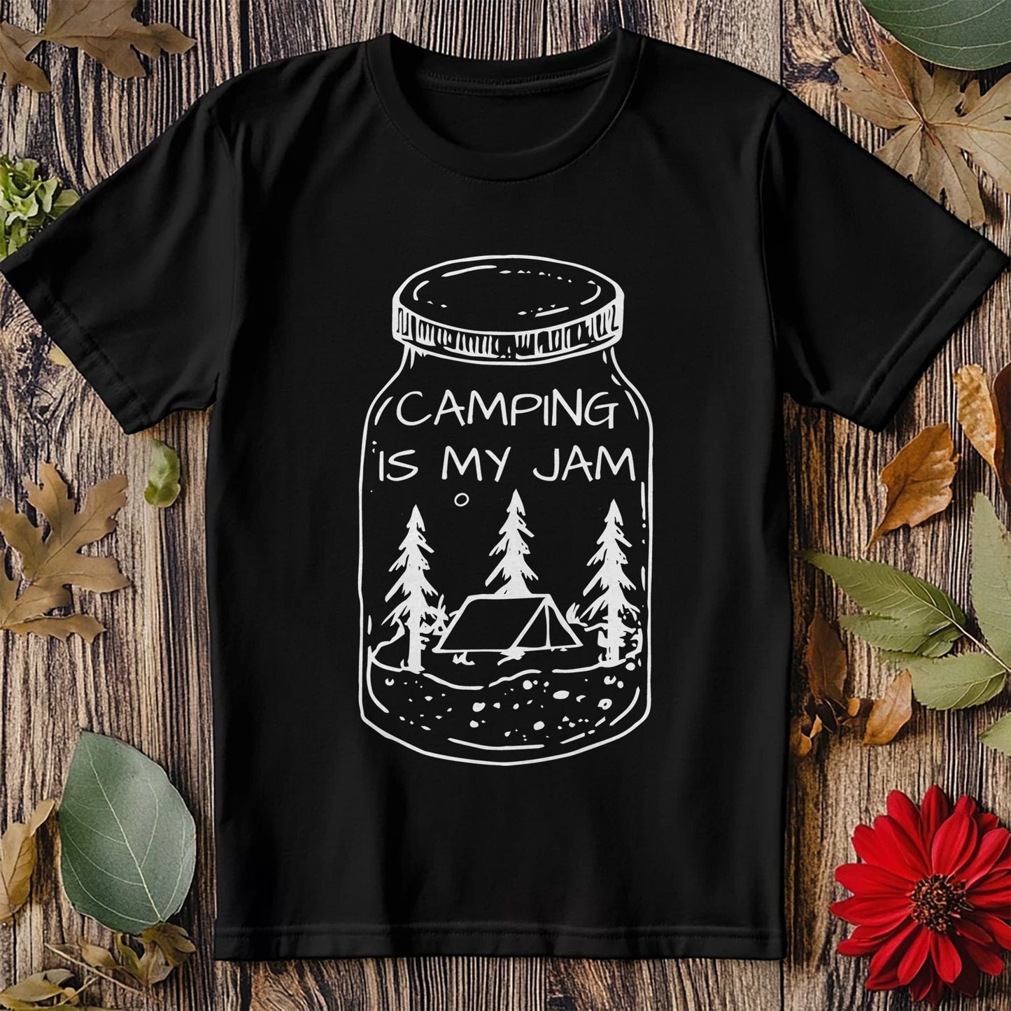 Camping Is My Jam T-shirt - A Fun Take