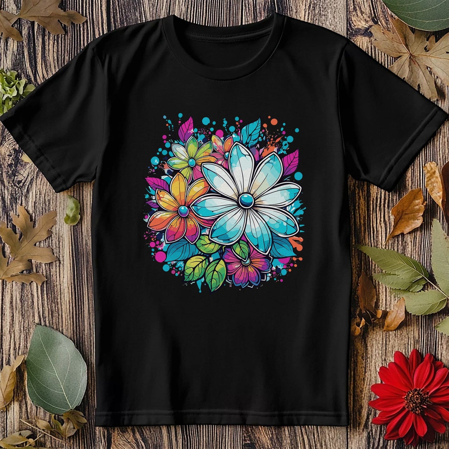 Flower35 T-shirt - Blooming Funny!