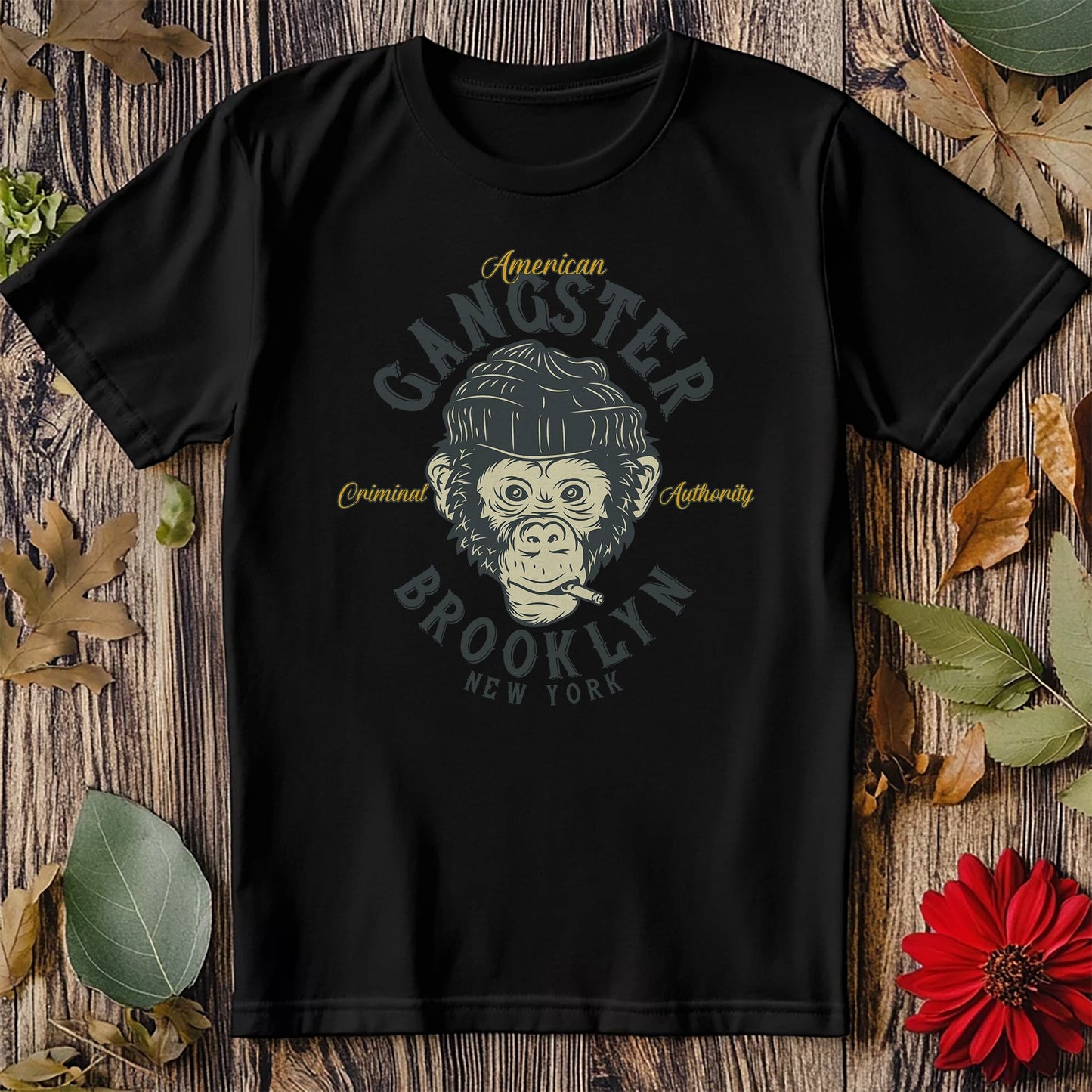Monkey Gangster Brooklyn T-Shirt -