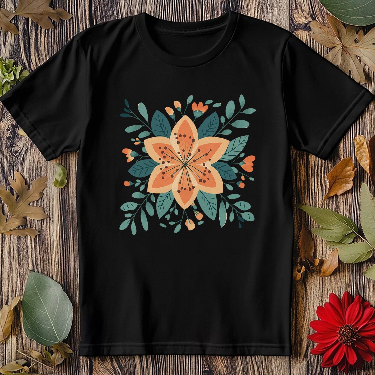 Retro Flower 2 T-Shirt - Blooming