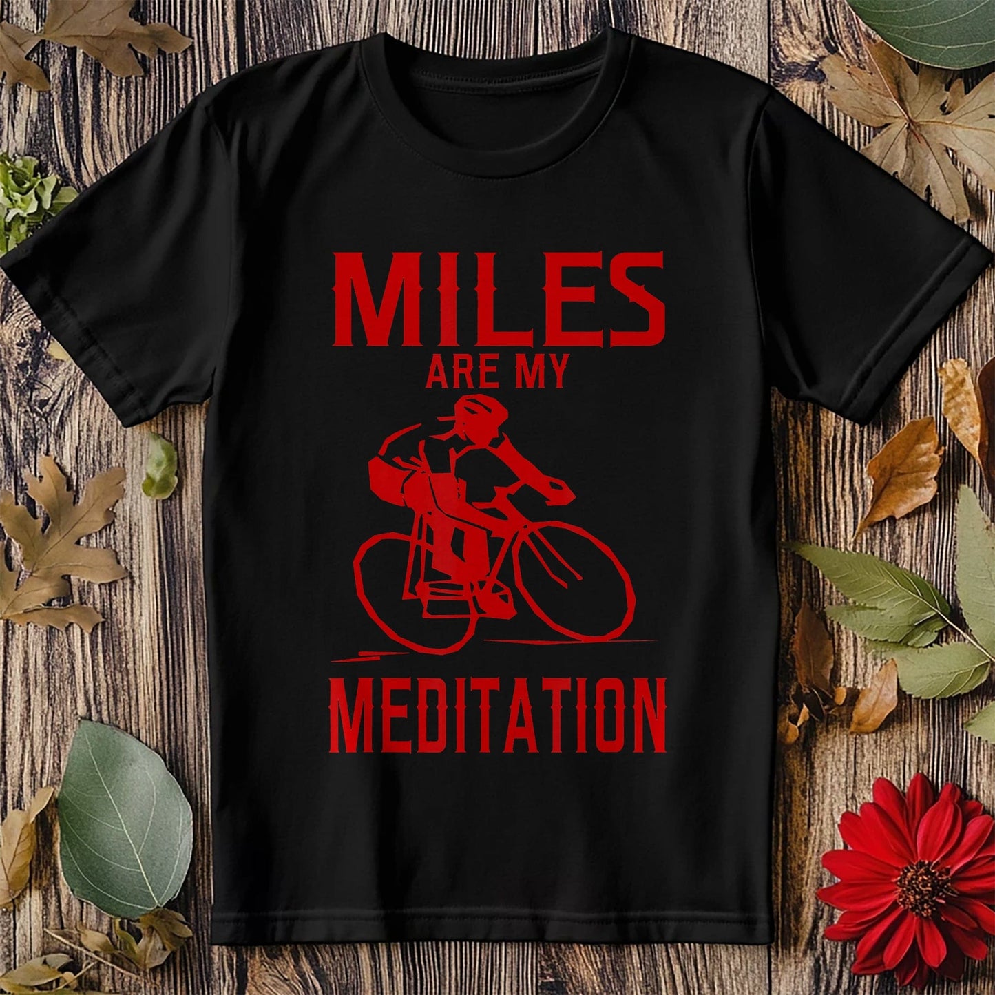 Cycling (272) T-Shirt - Miles Are My