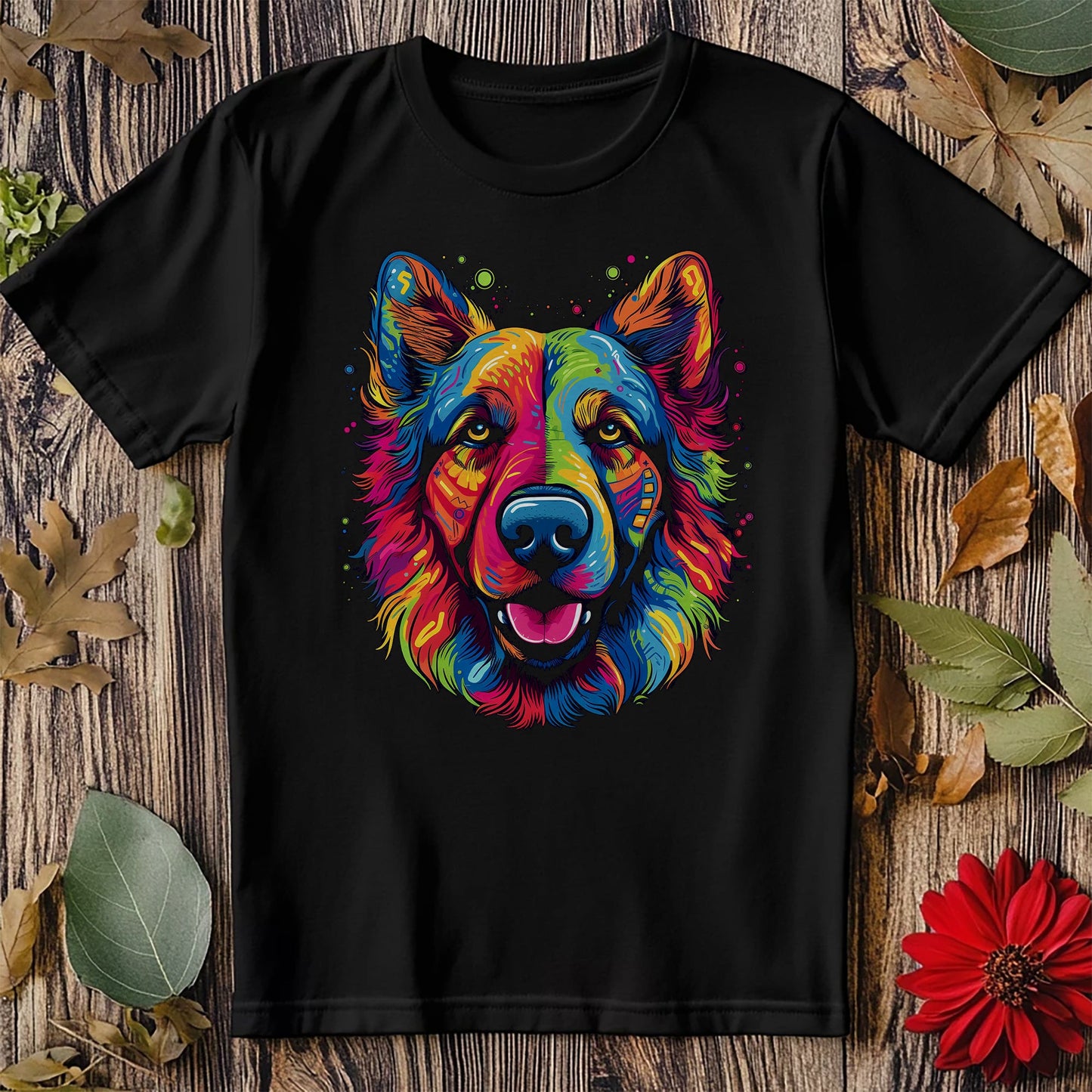 Painted Dog T-shirt - Unleash Your