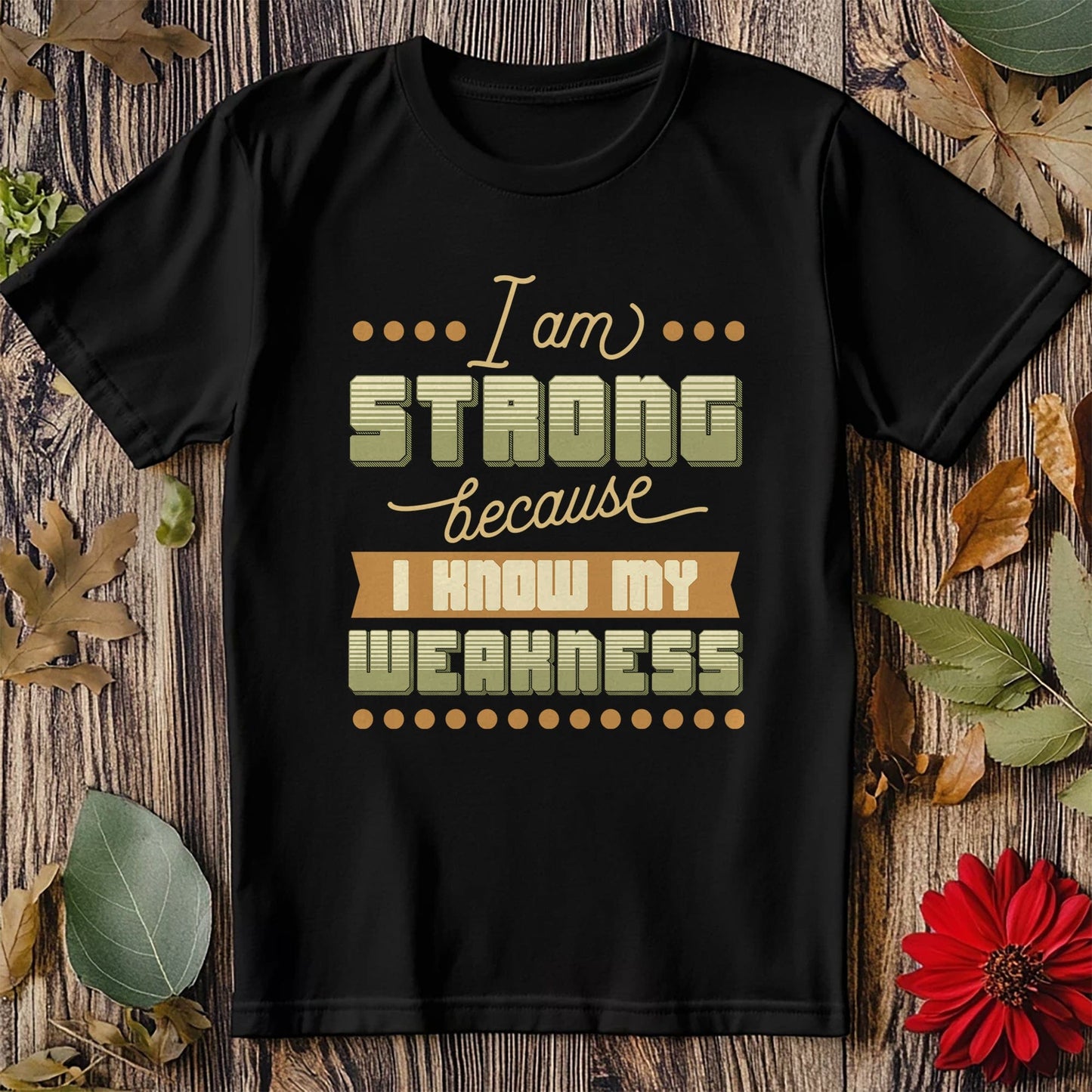 I Am Strong Because I Know My Weakness T-Shirt