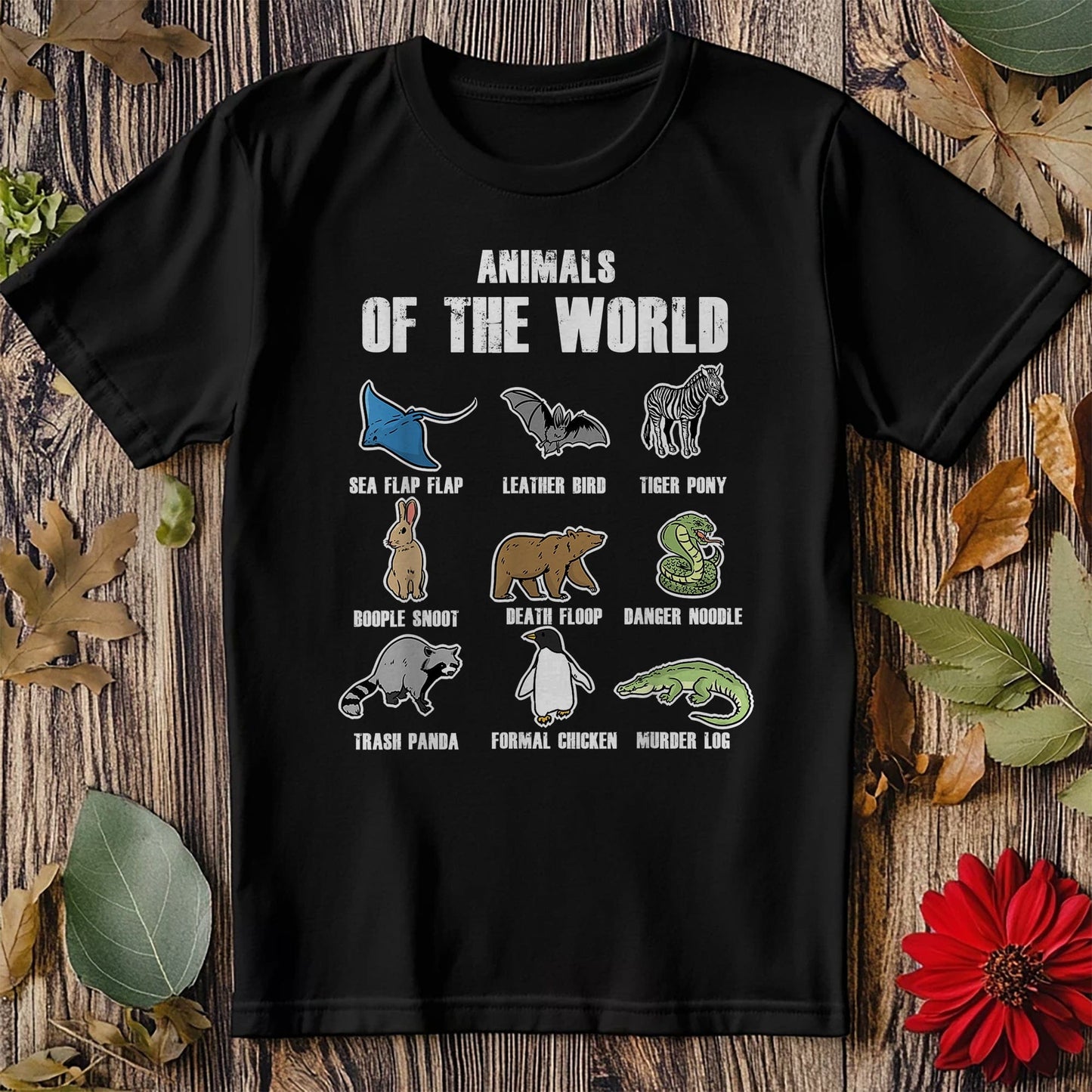 Animals of The World t-shirt