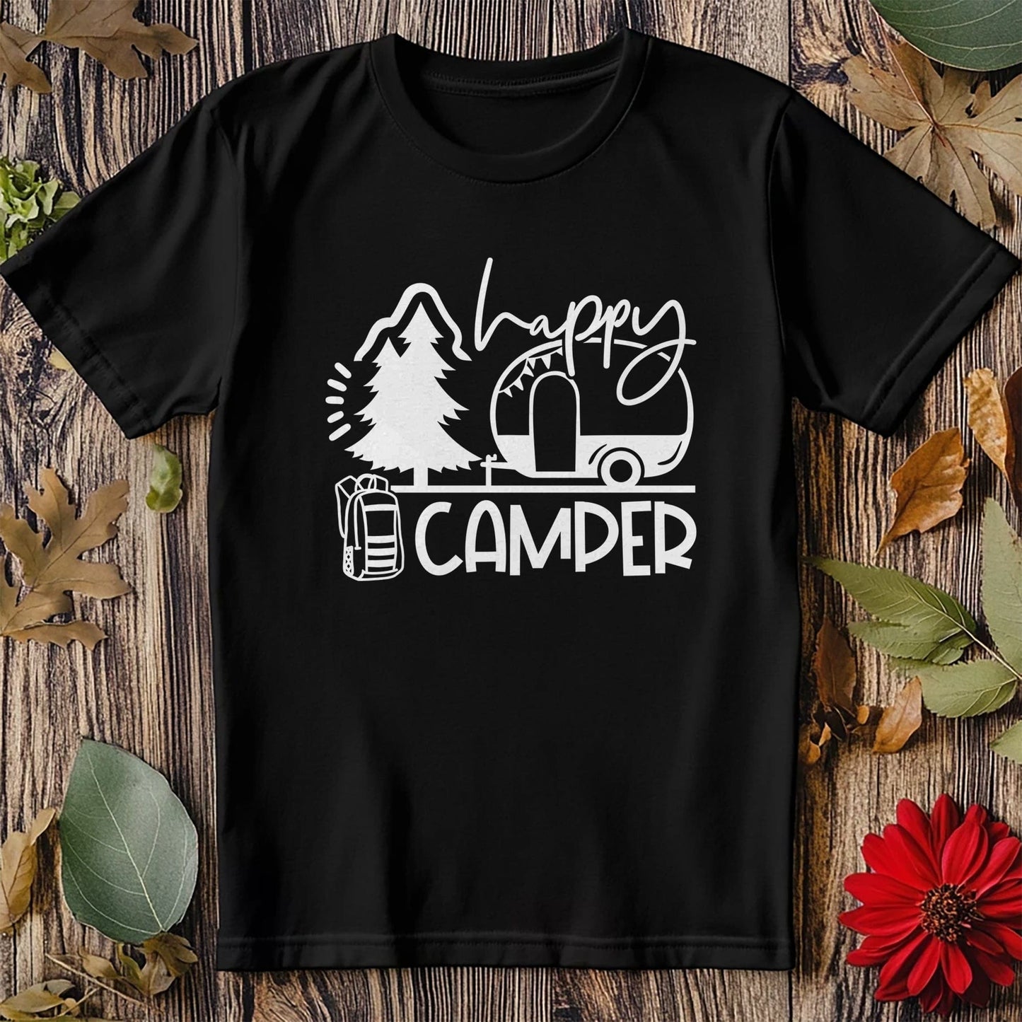 Happy Camper t-shirt - Wear Your Joy!
