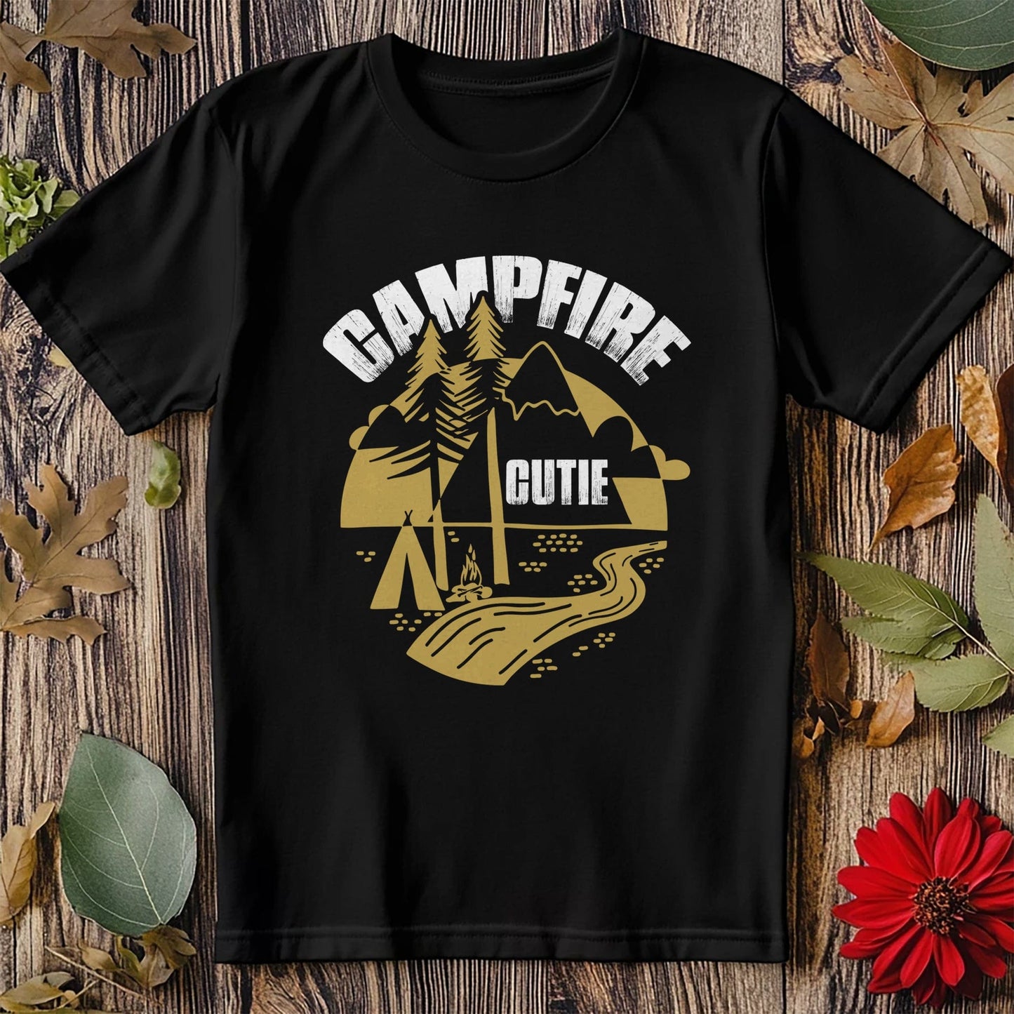 Campfire Cutie T-shirt - Ignite the Style001