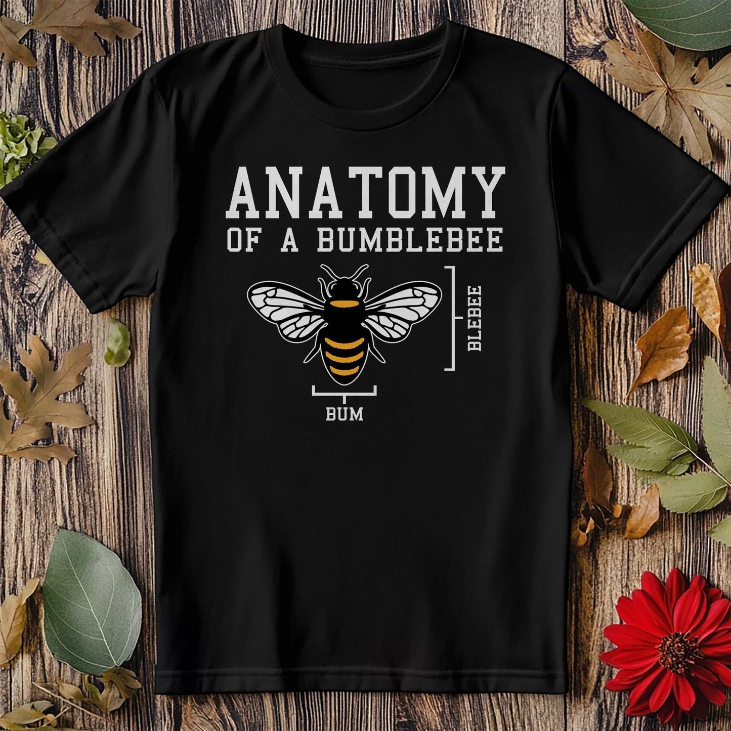 Anatomy of a Bumblebee t-shirt
