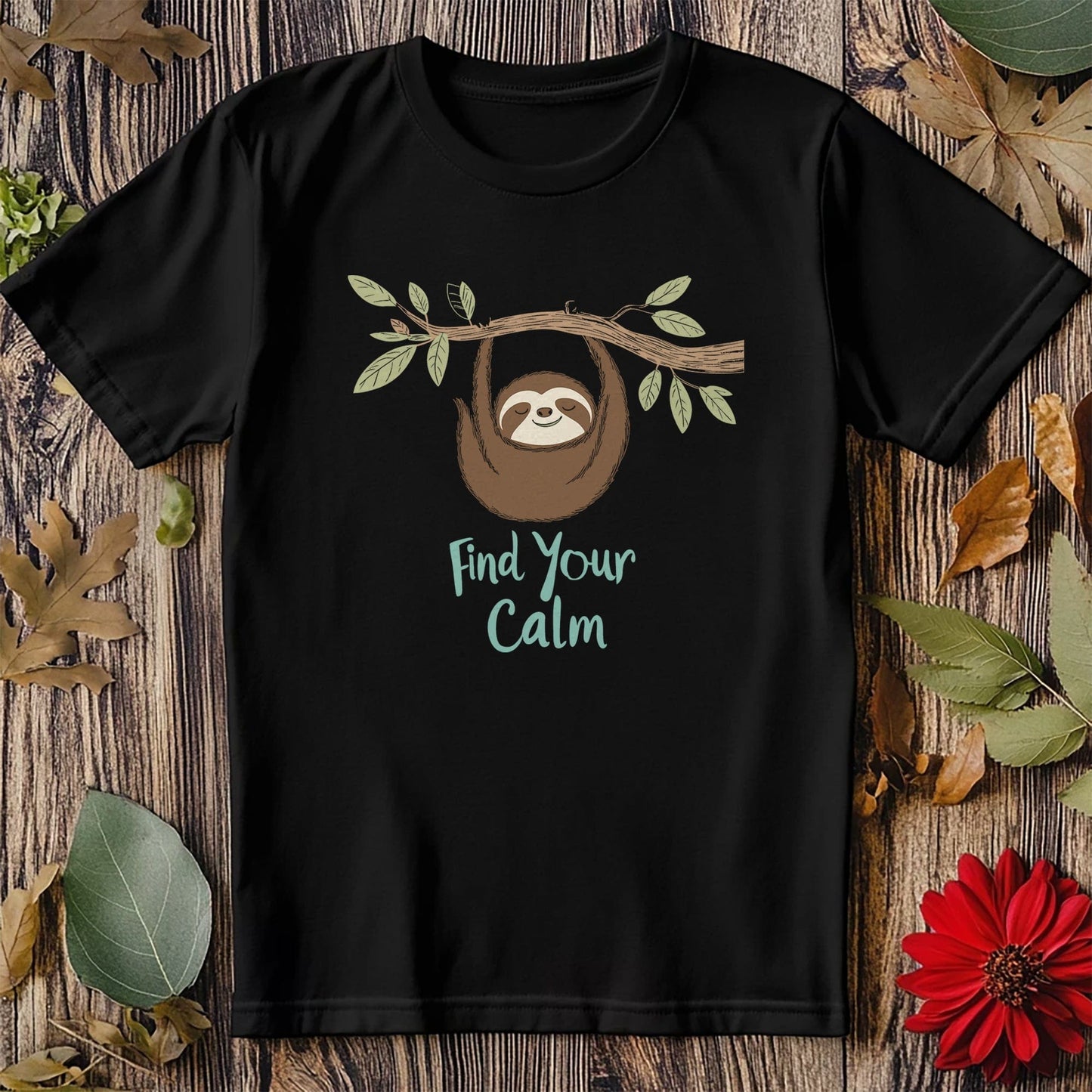 Find Your Calm 5 T-Shirt - Sloth Mode