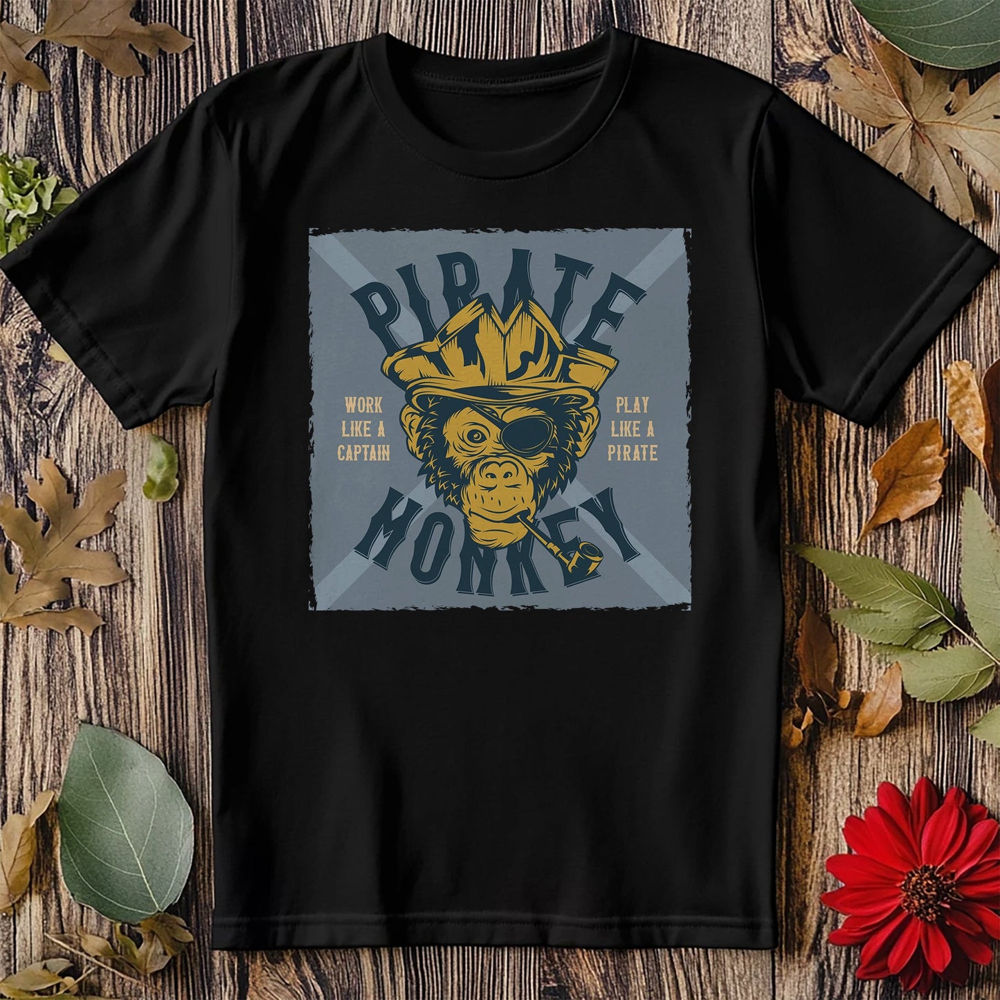 Monkey Pirate T-shirt - Aye Aye,