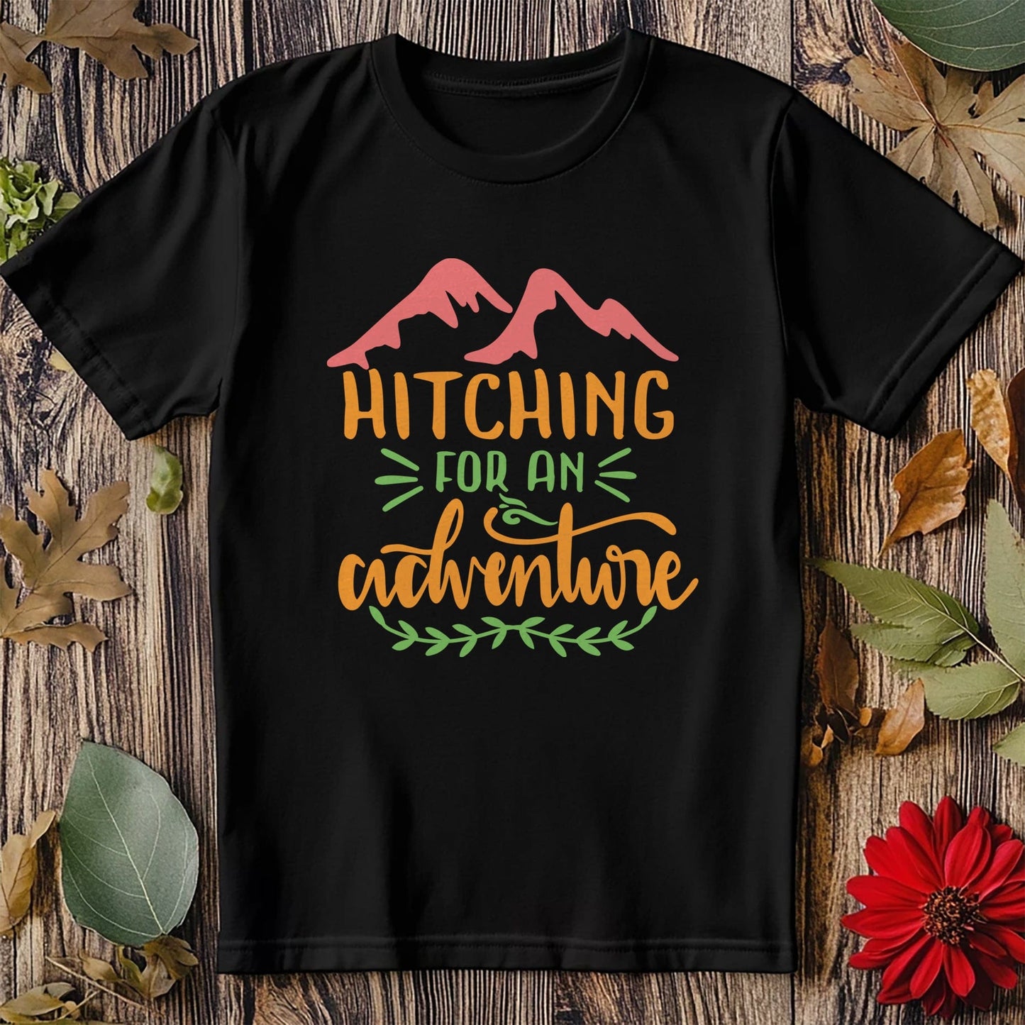 Hitching for an Adventure-01 T-Shirt -