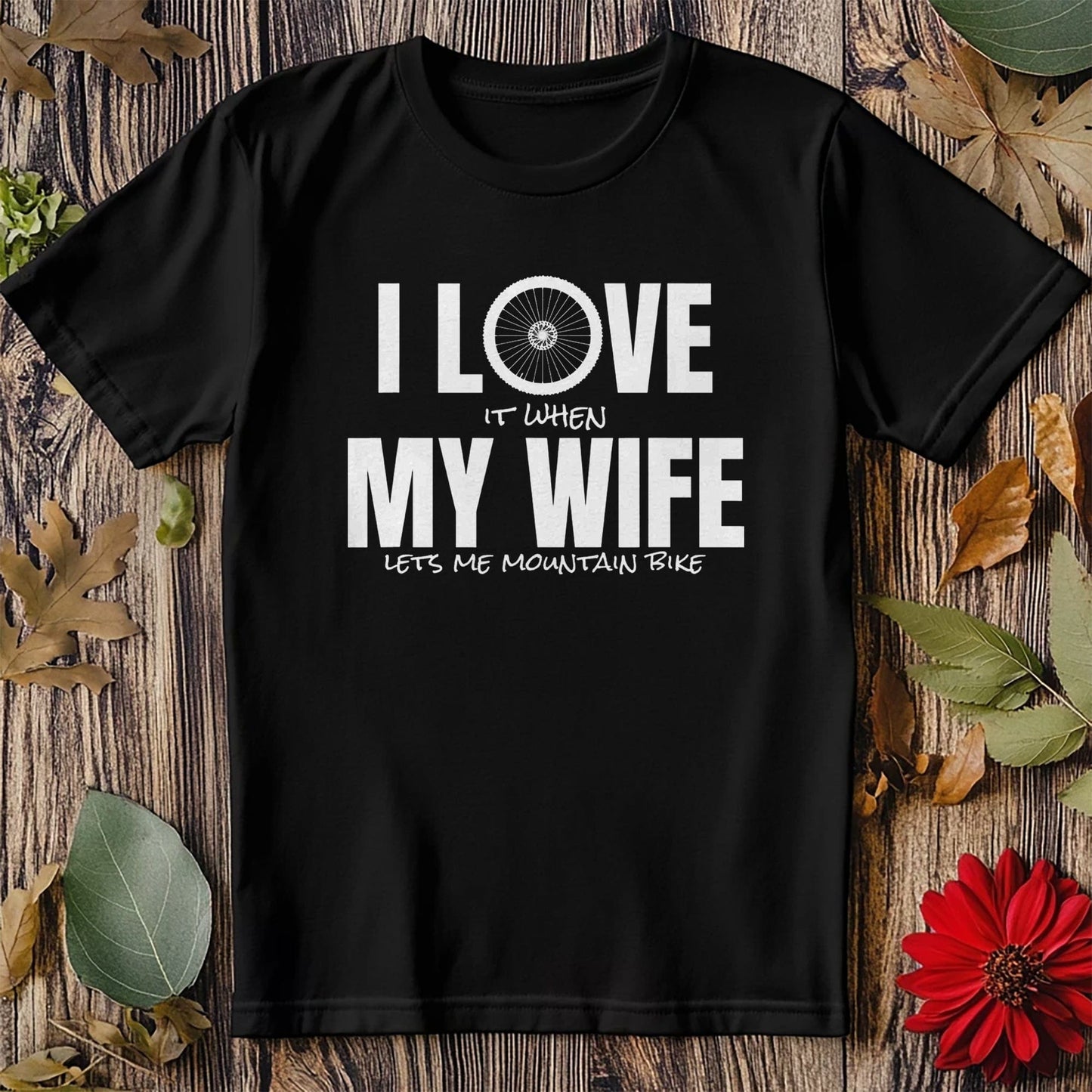 Cycling (306) T-shirt - I Love My Wife