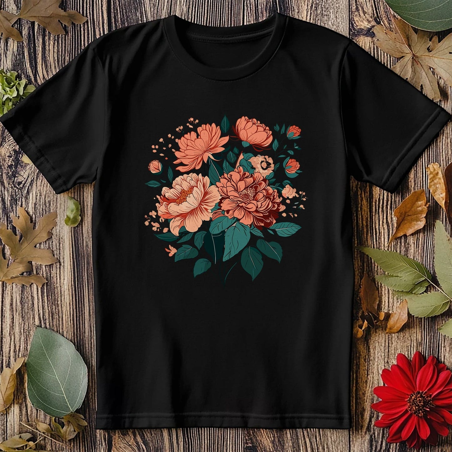 Flower52 T-shirt - Blooming with