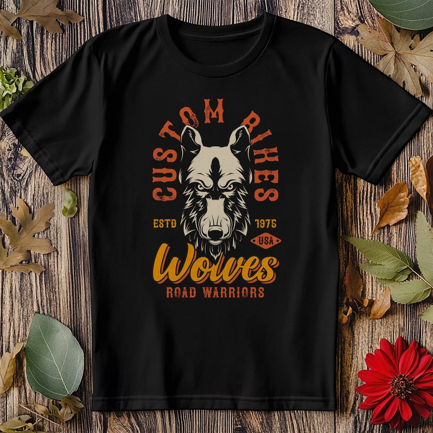 Custom Bikes Wolves T-shirt