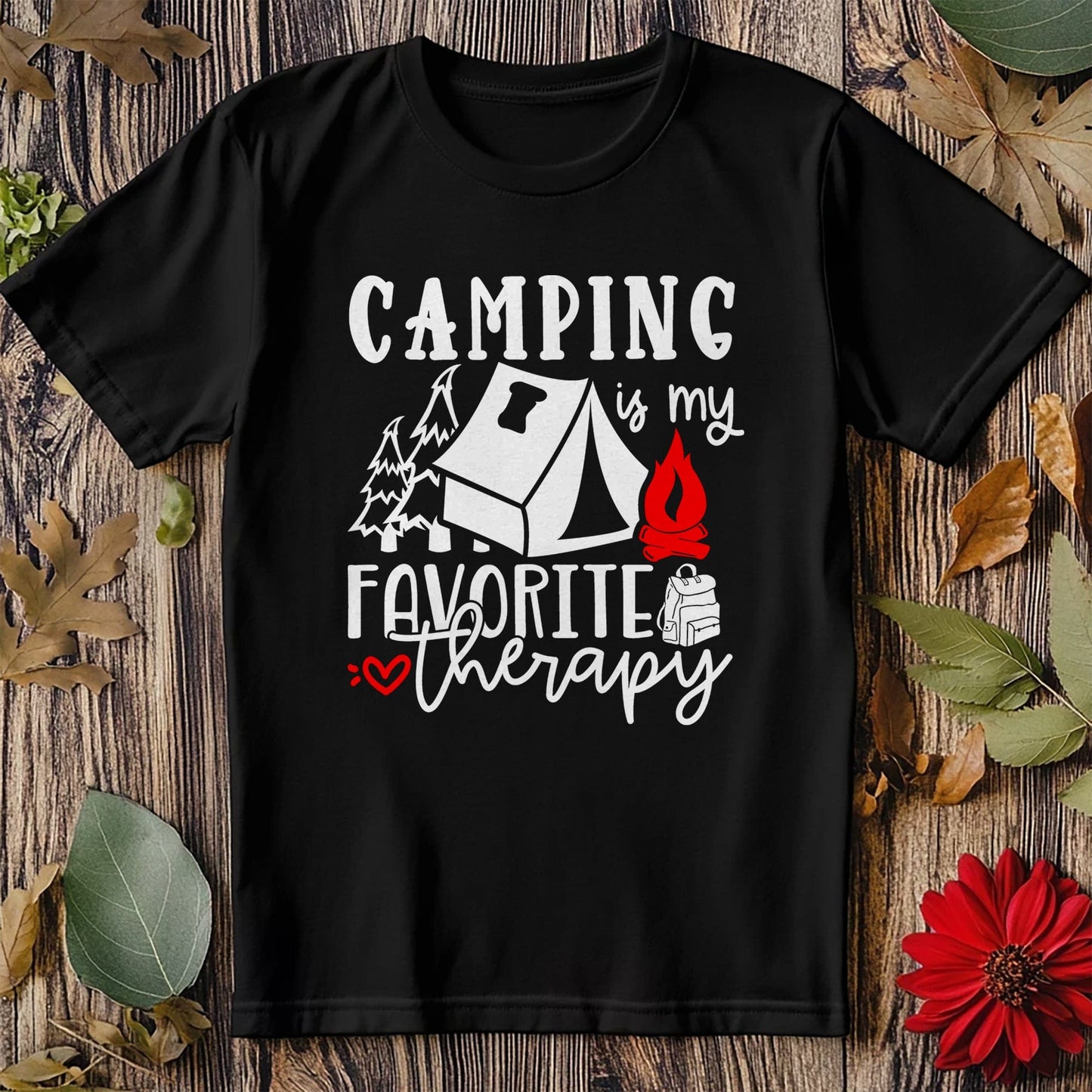 Camping Is My Favorite Therapy T-Shirt