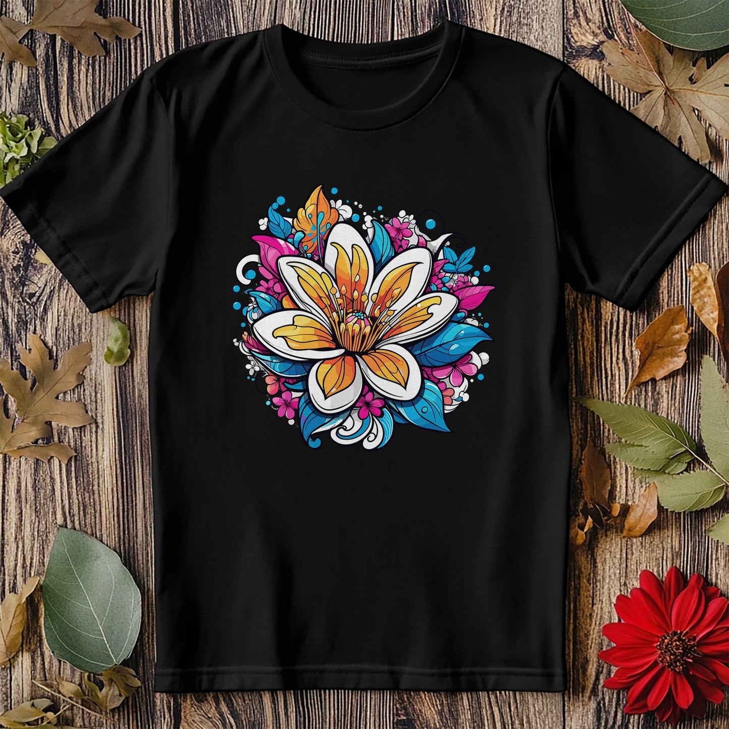 Flower78 T-shirt - Blooming with