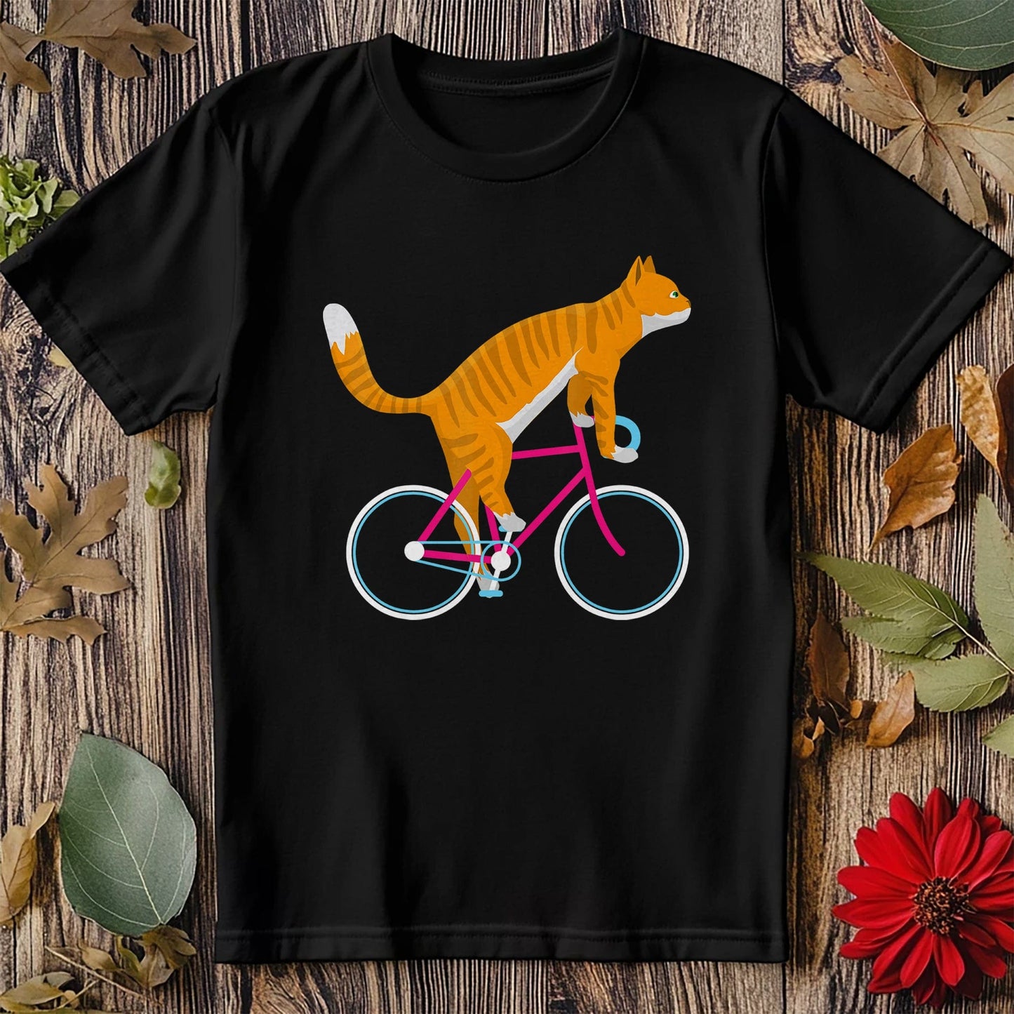 Cat on a Bike t-shirt