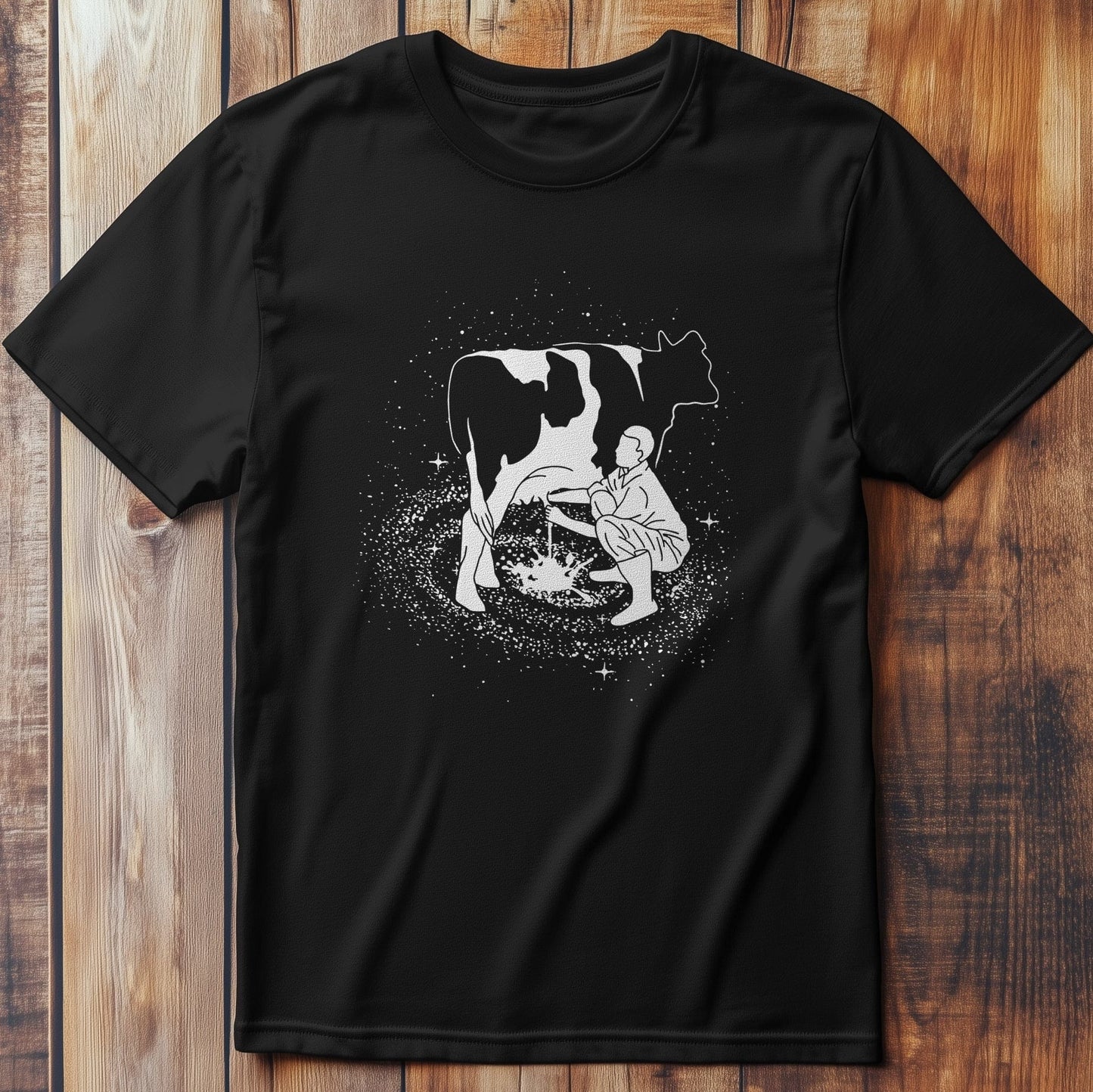 Milkyway Cow T-Shirt ‚Äì Cosmic Moos &