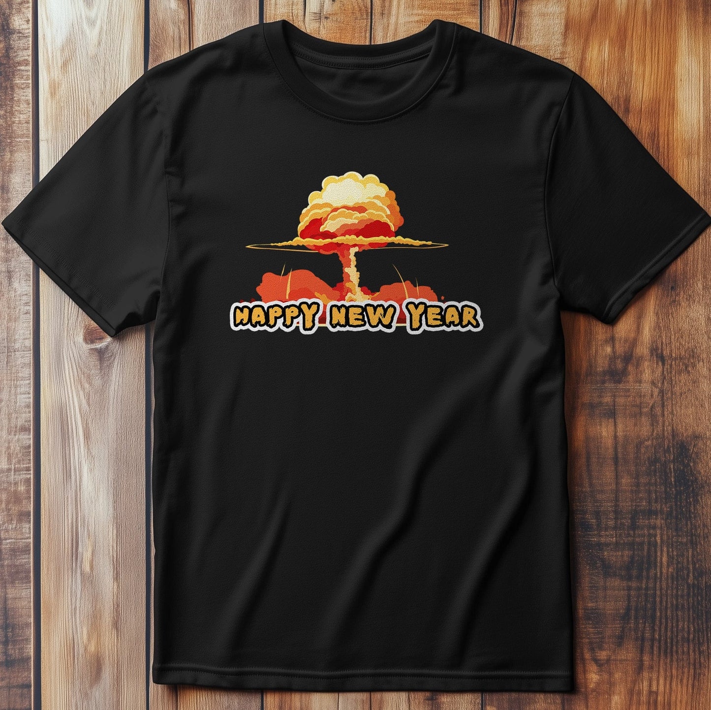 Happy New Year Nuclear Bomb T-Shirt