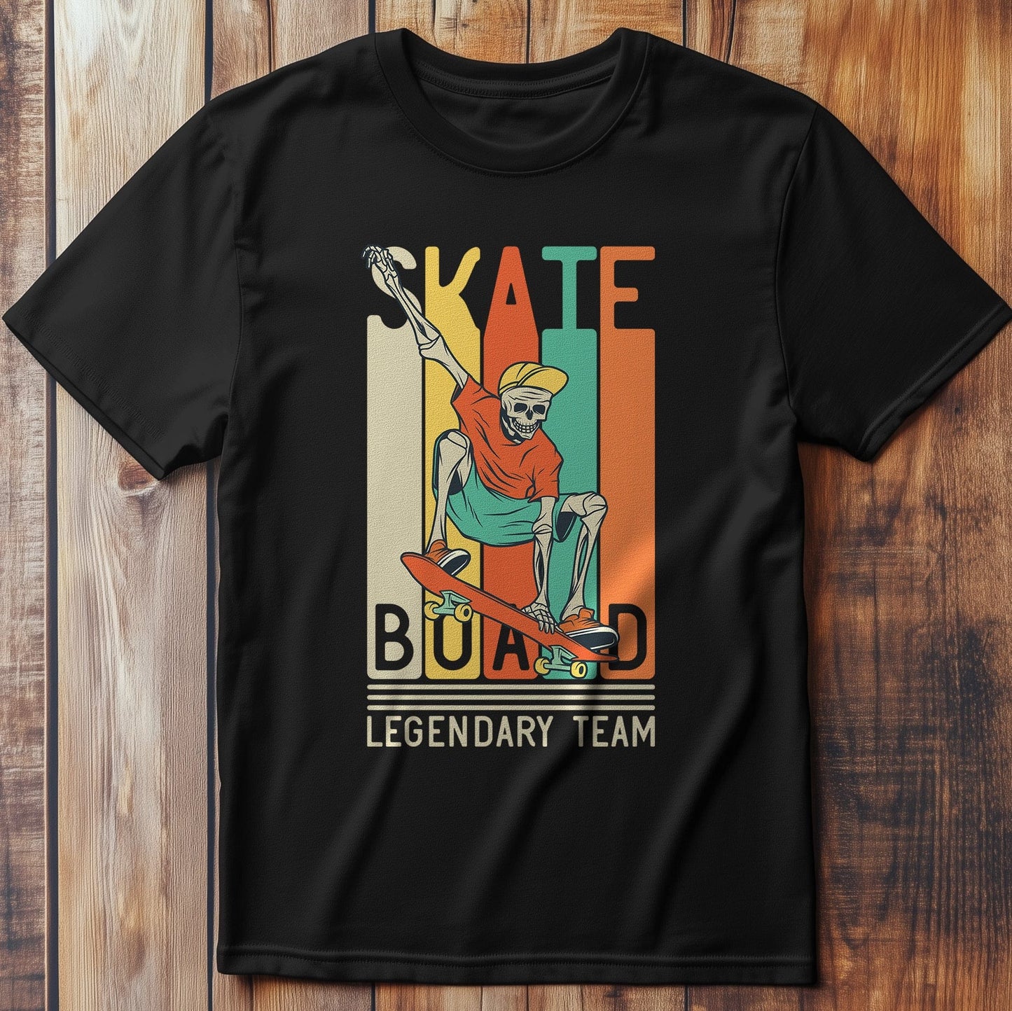 Skateboard_Skeleton t-shirt -