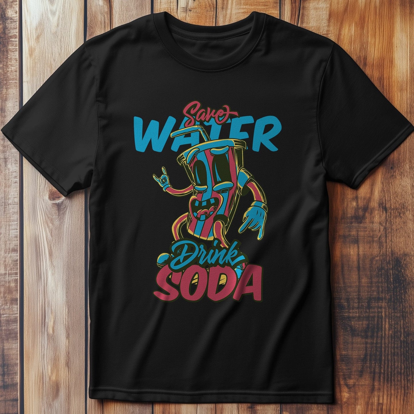 Fast Food Frenzy T-shirt - Quench Your