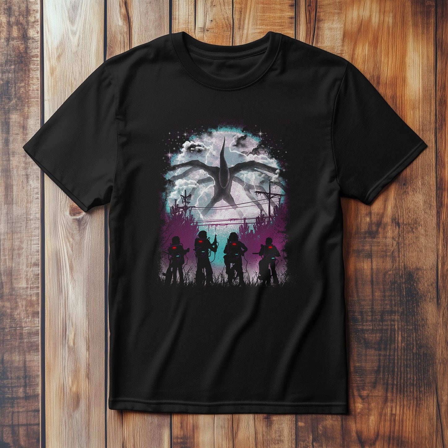 Stranger Things Ghostbusters Mashup T-shirt