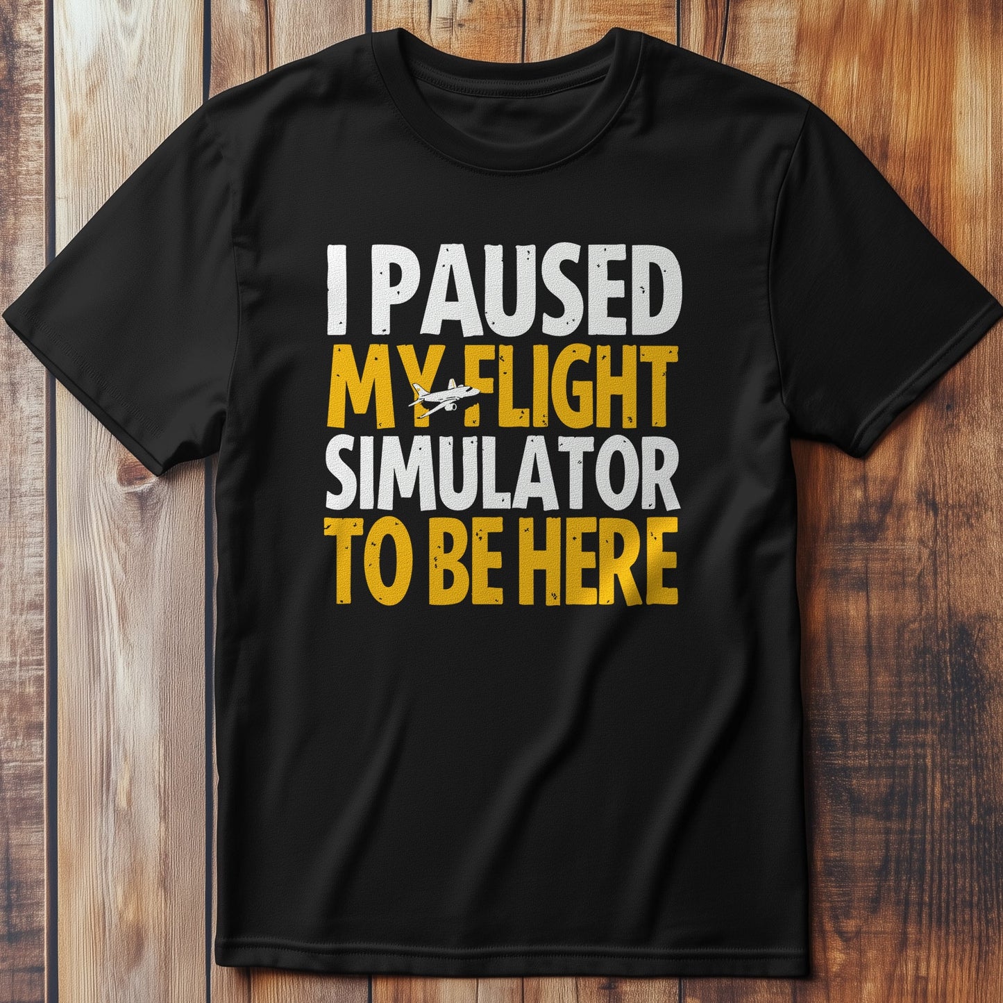 Paused Flight Sim T-Shirt
