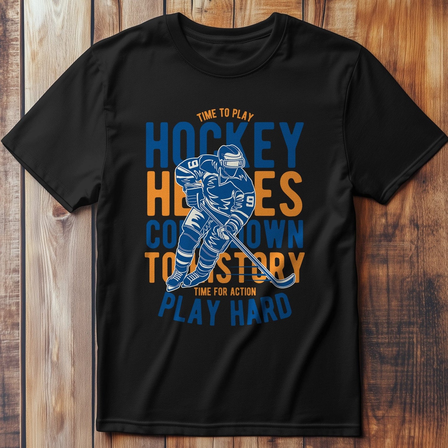 Time To Play Hockey T-shirt - Get Your