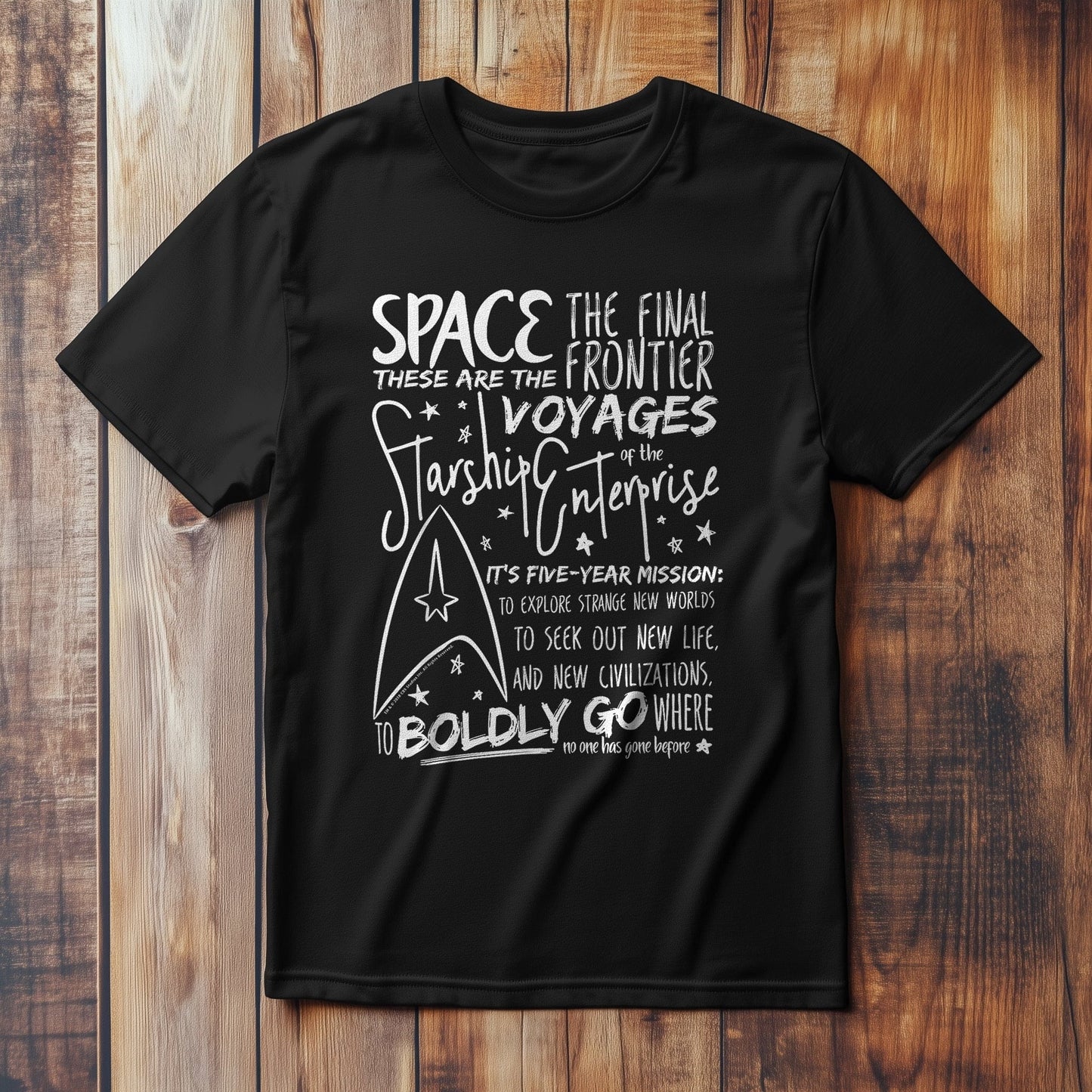 Space Oddity Final Frontier Tee