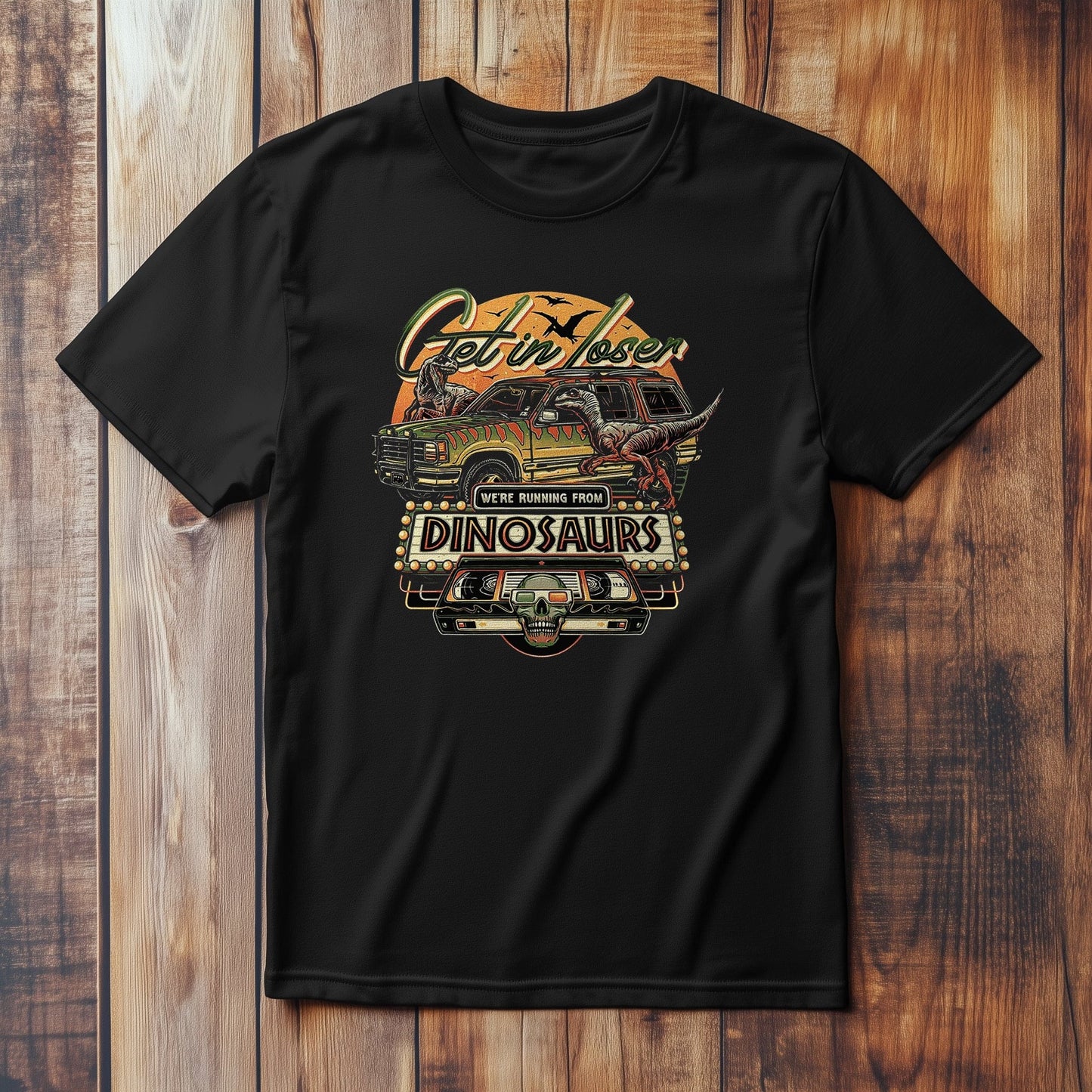 Running from Dinosaurs T-Shirt