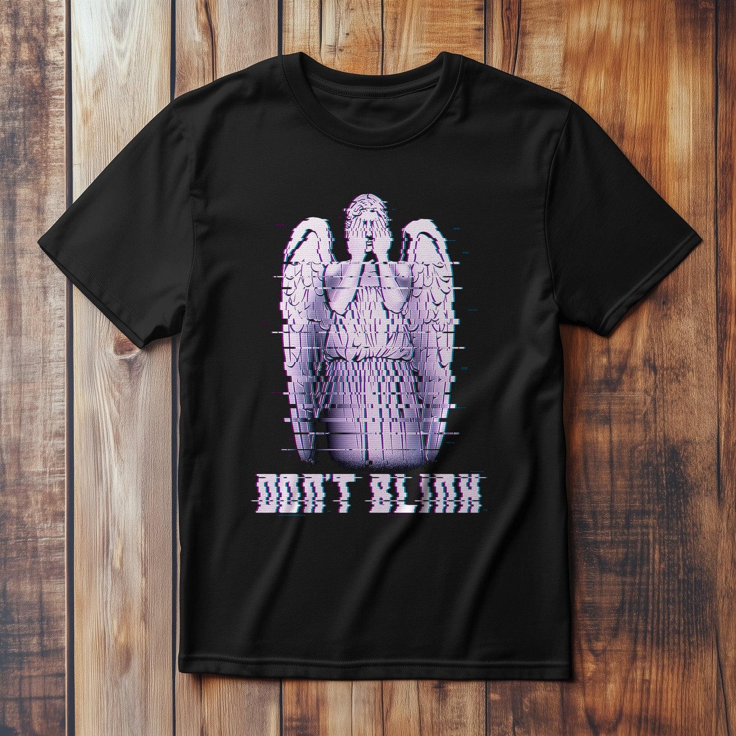 Glitch Angel T-Shirt ‚Äì Pixelated