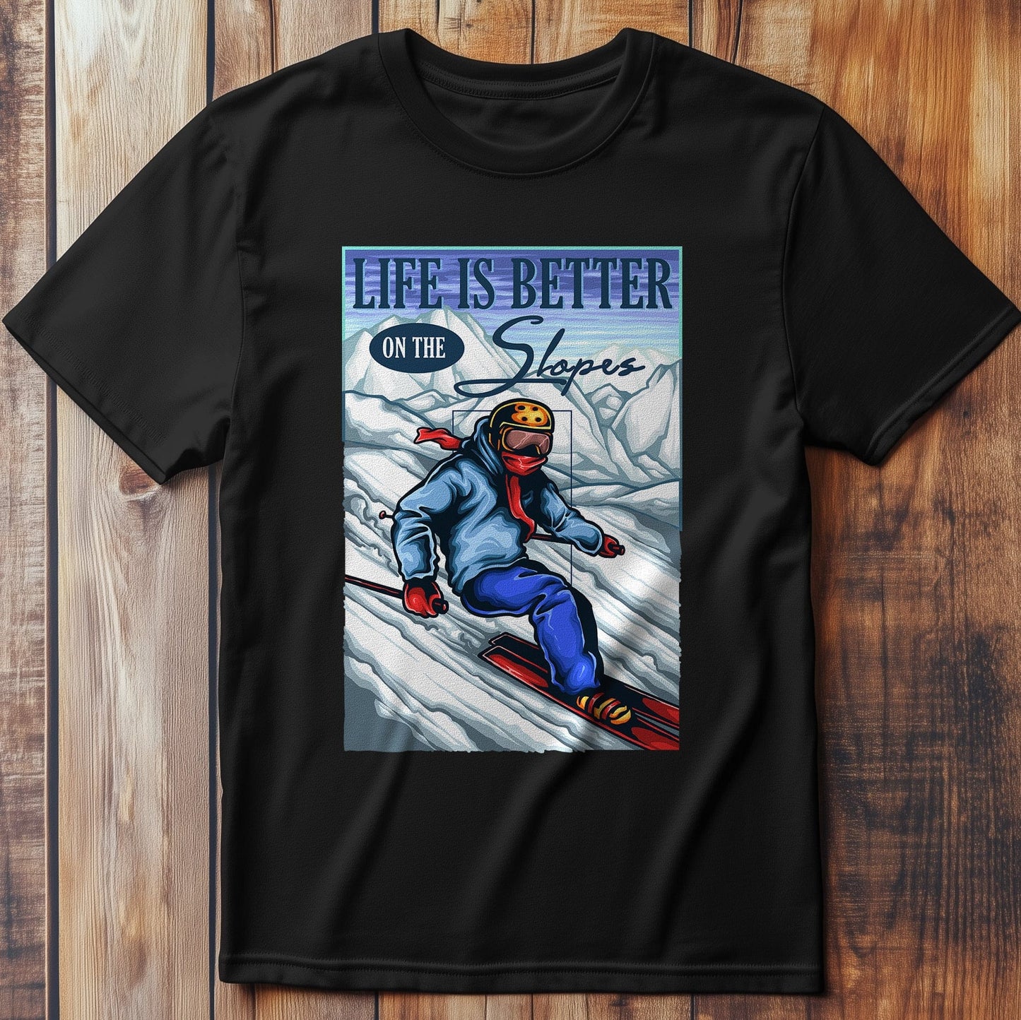 Ski Life T-Shirt - Shred the Slopes in