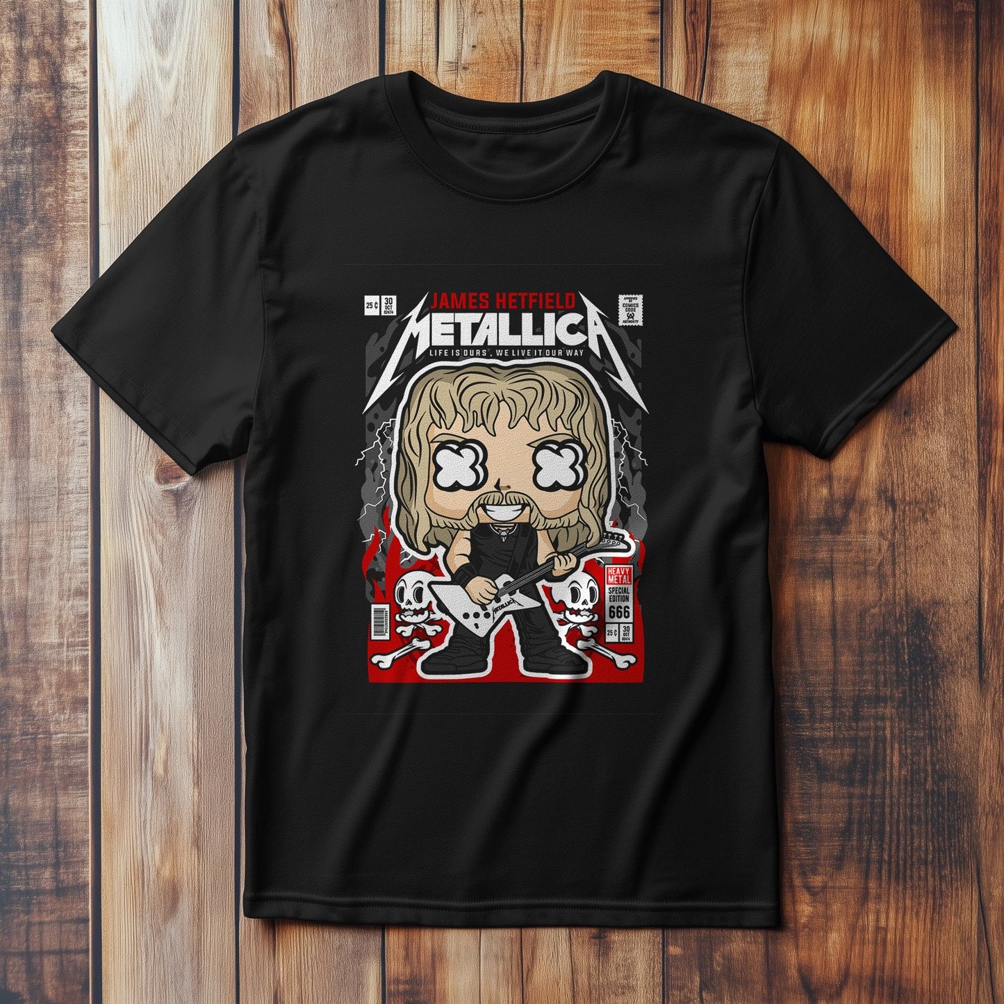 James Hetfield Metallica T-shirt