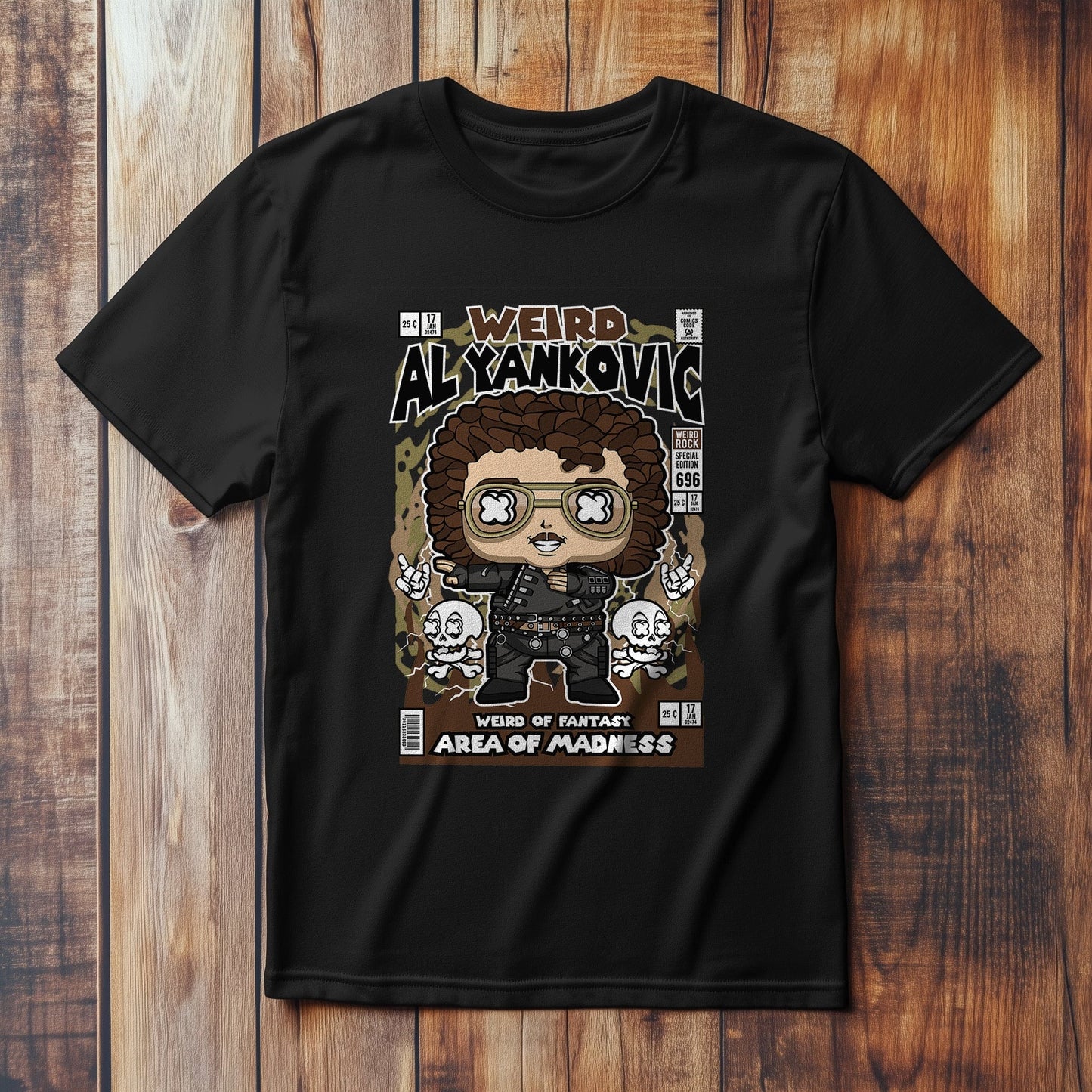Weird Al Yankovic Skeleton T-Shirt